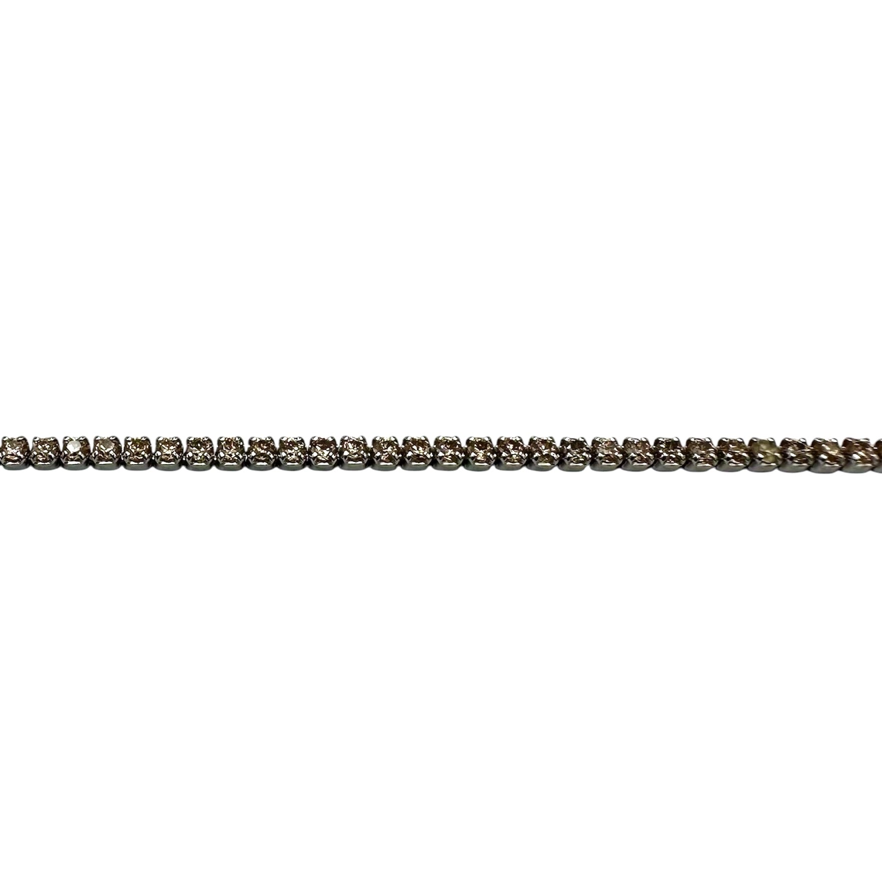 Brățară Tennis 1.5mm Orange Argint