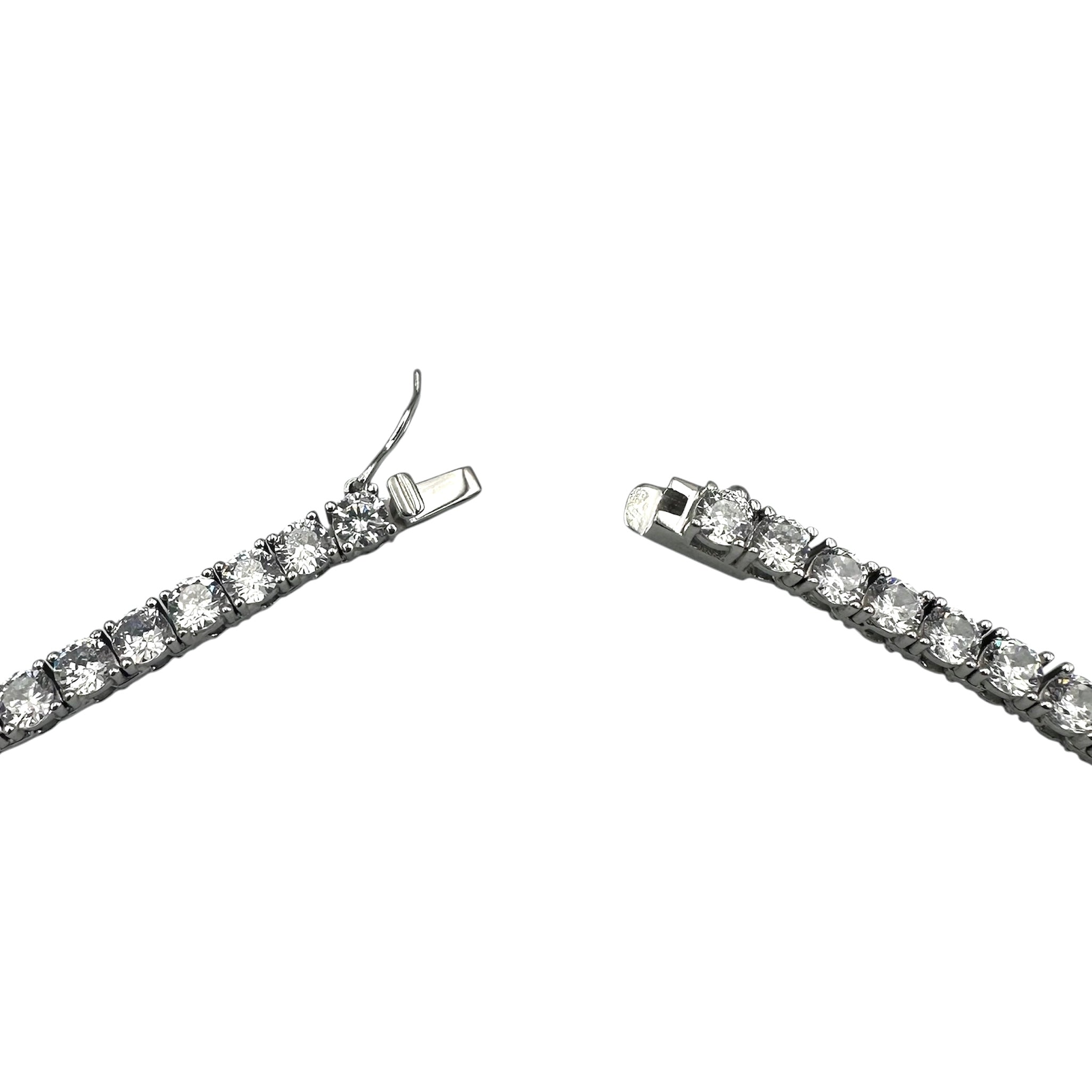 Colier Tennis 5mm Baza Gâtului Argint