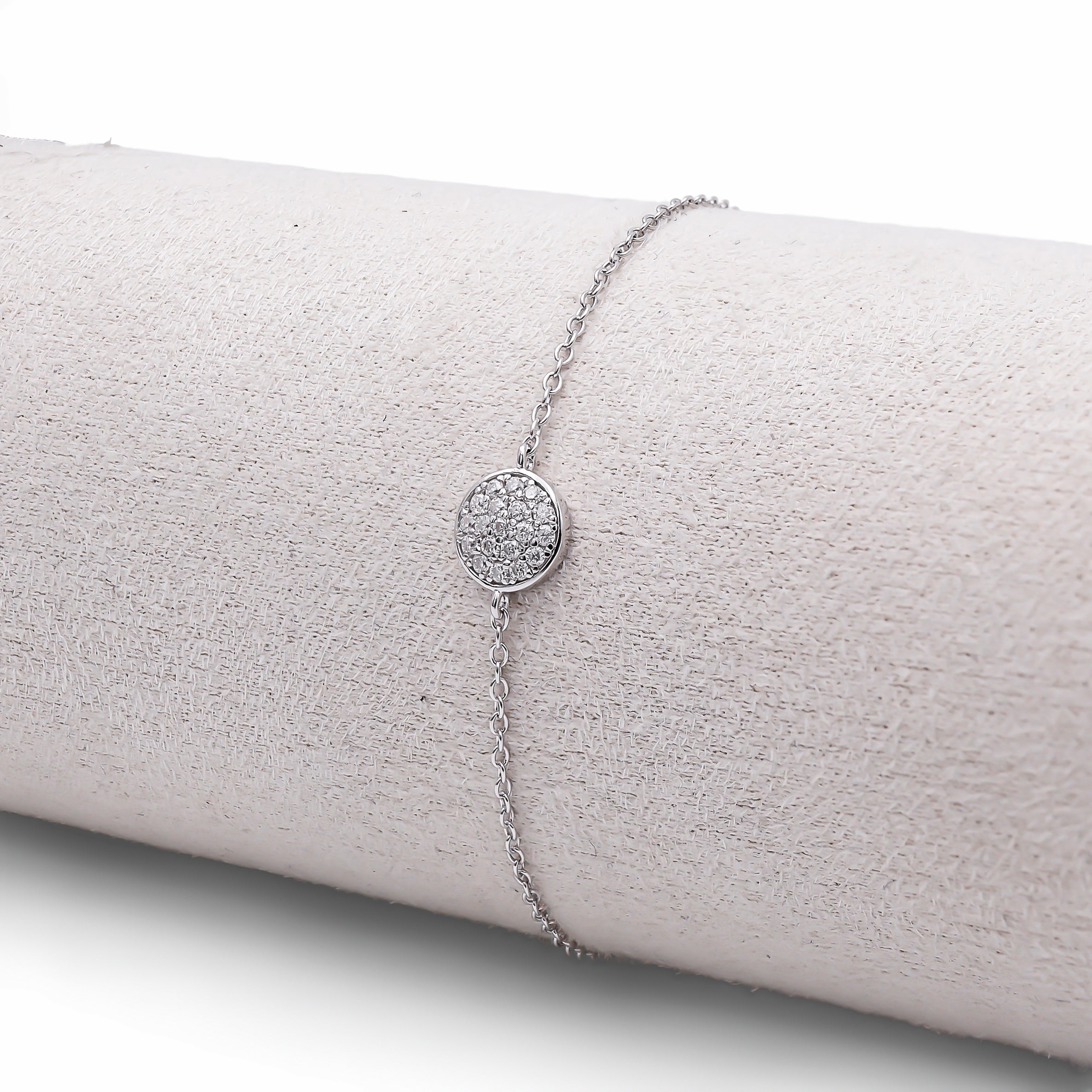 Brățară Moissanite Dot Argint