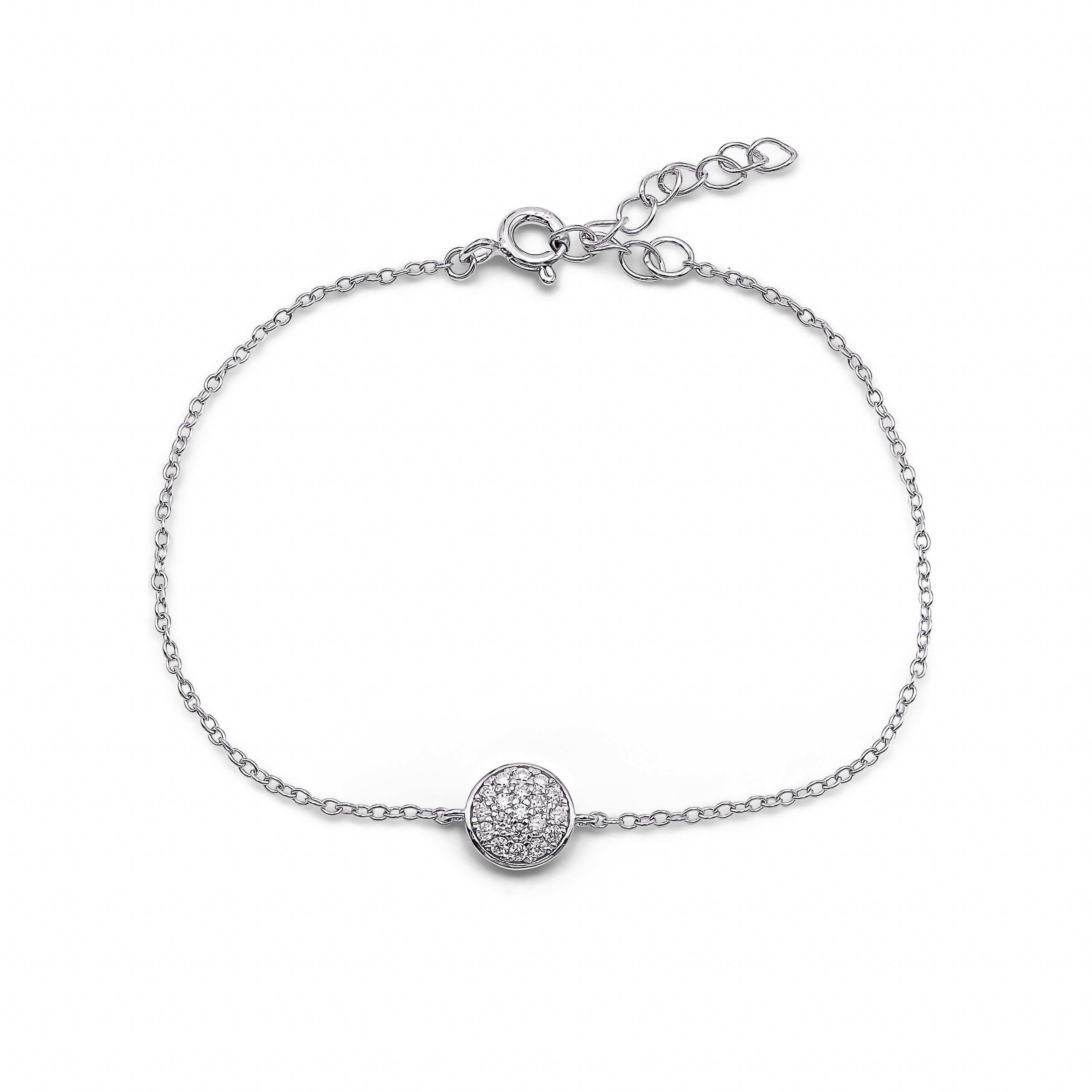 Brățară Moissanite Dot Argint