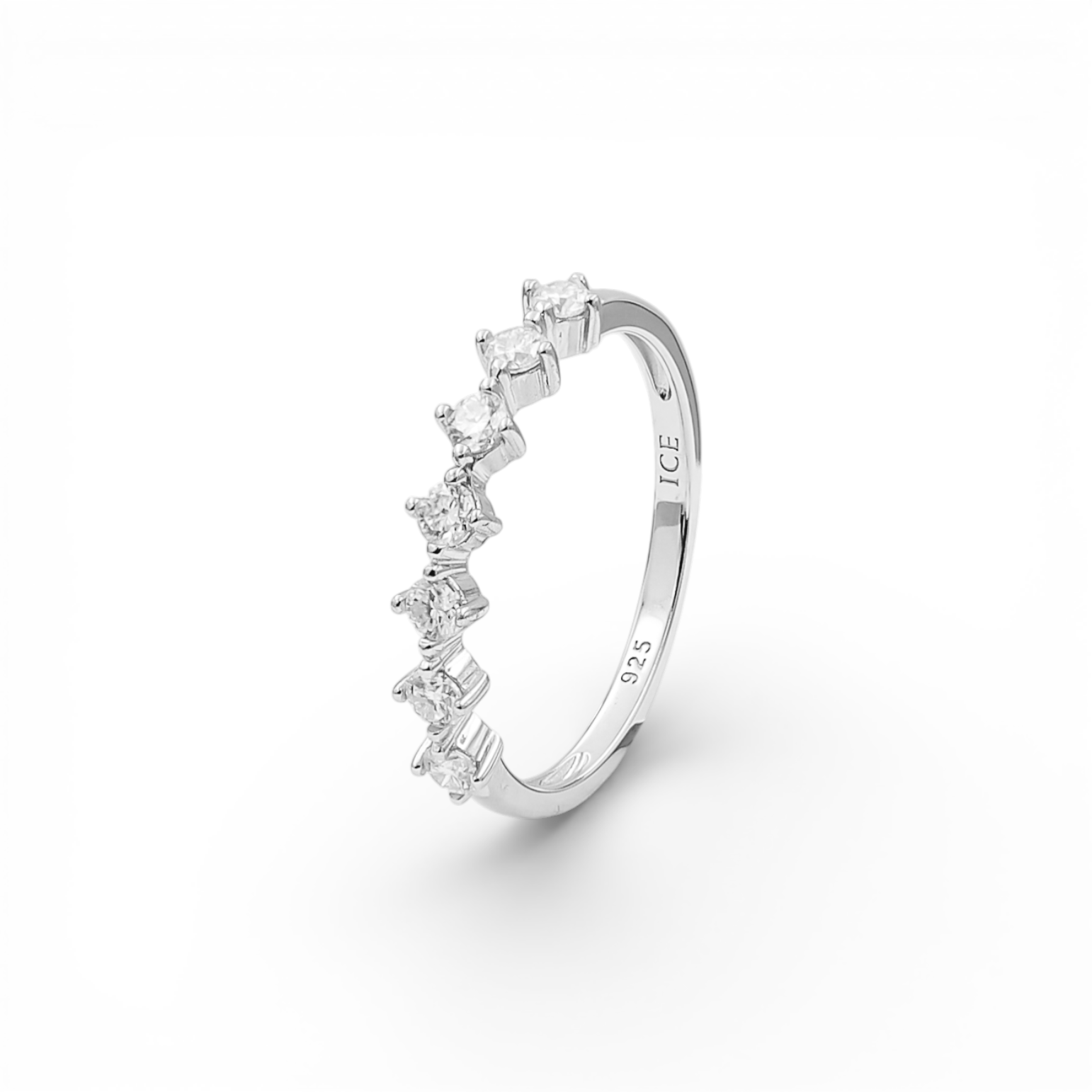 Inel Moissanite Argint