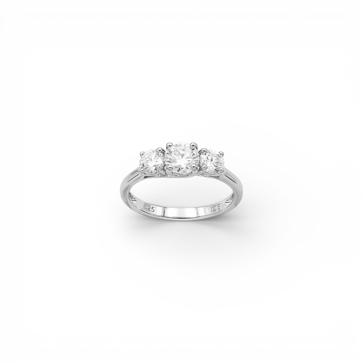 Inel Moissanite Argint