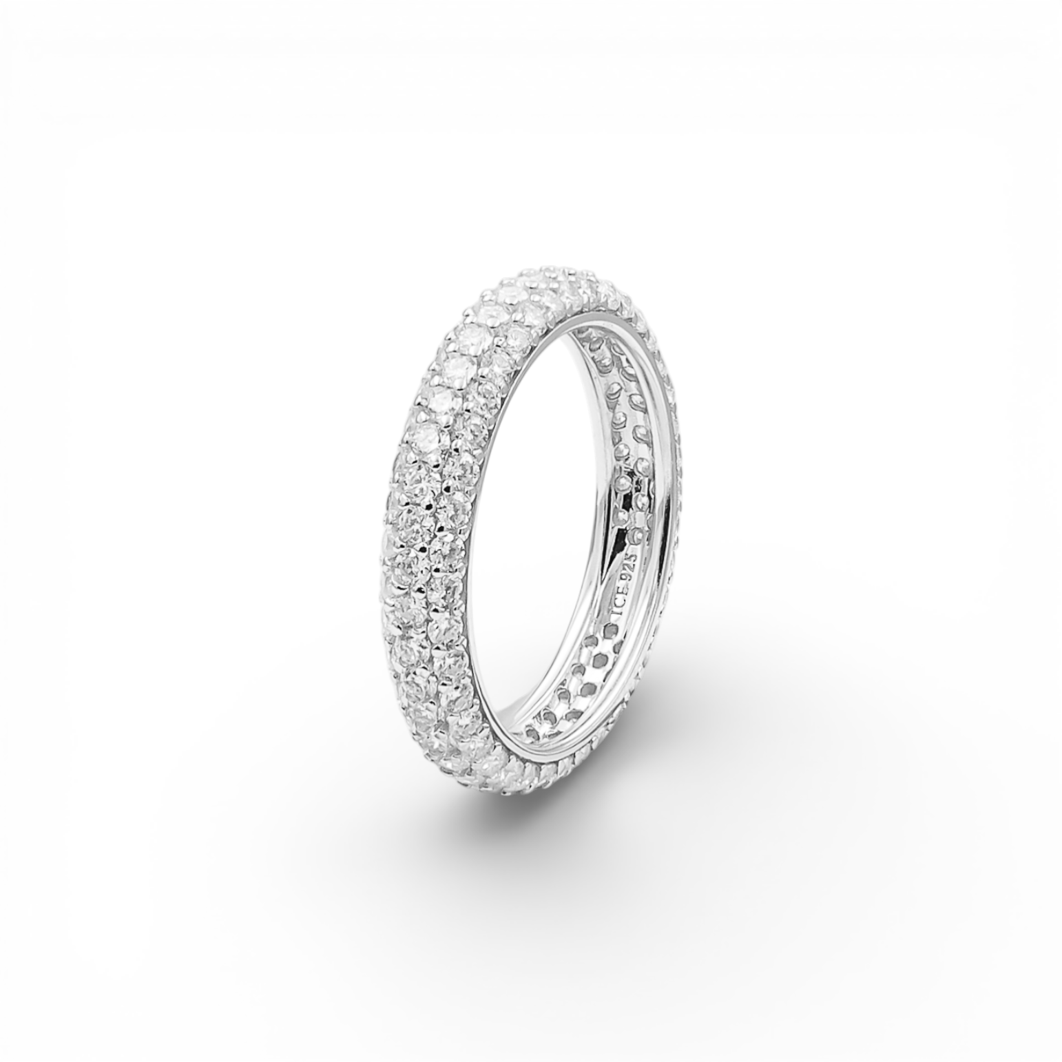 Inel Moissanite Argint