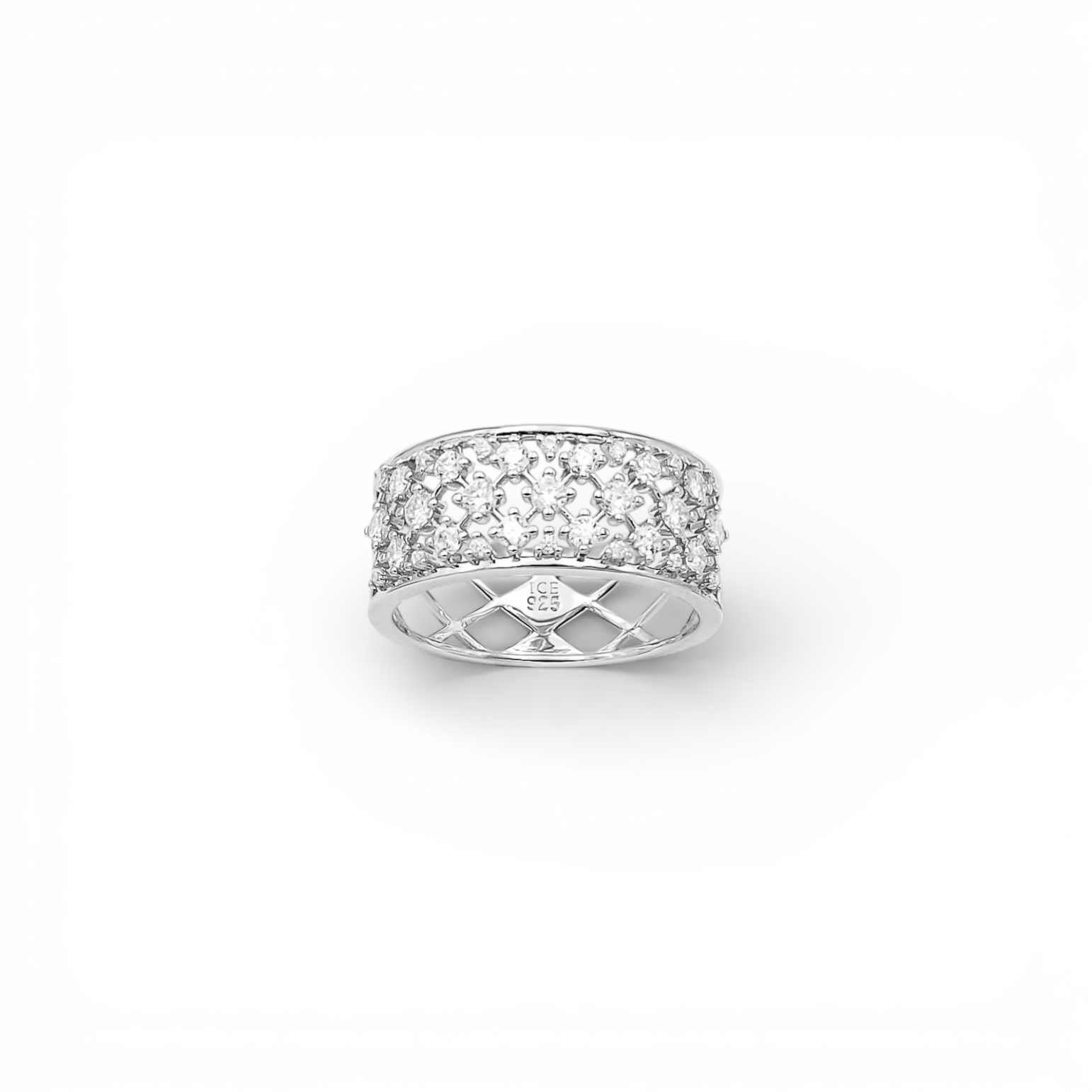 Inel Moissanite Argint