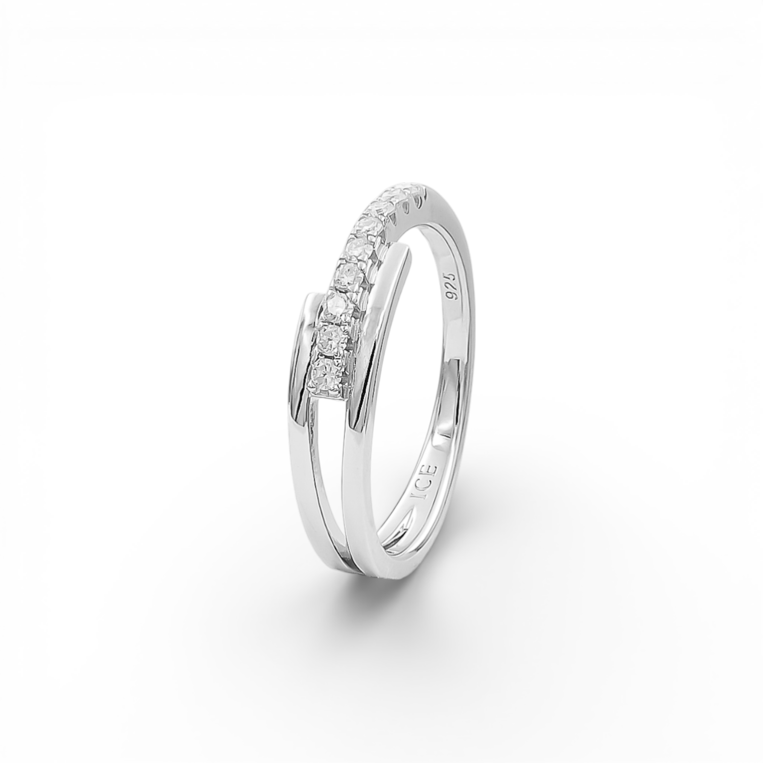 Inel Moissanite Argint