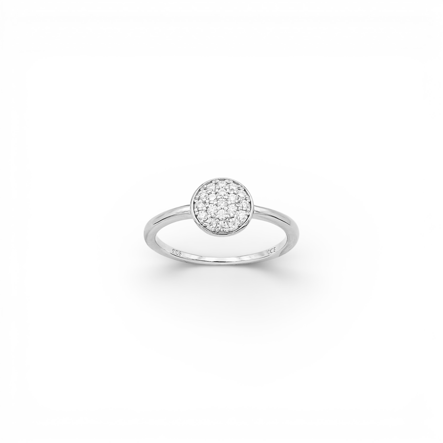 Inel Moissanite Argint