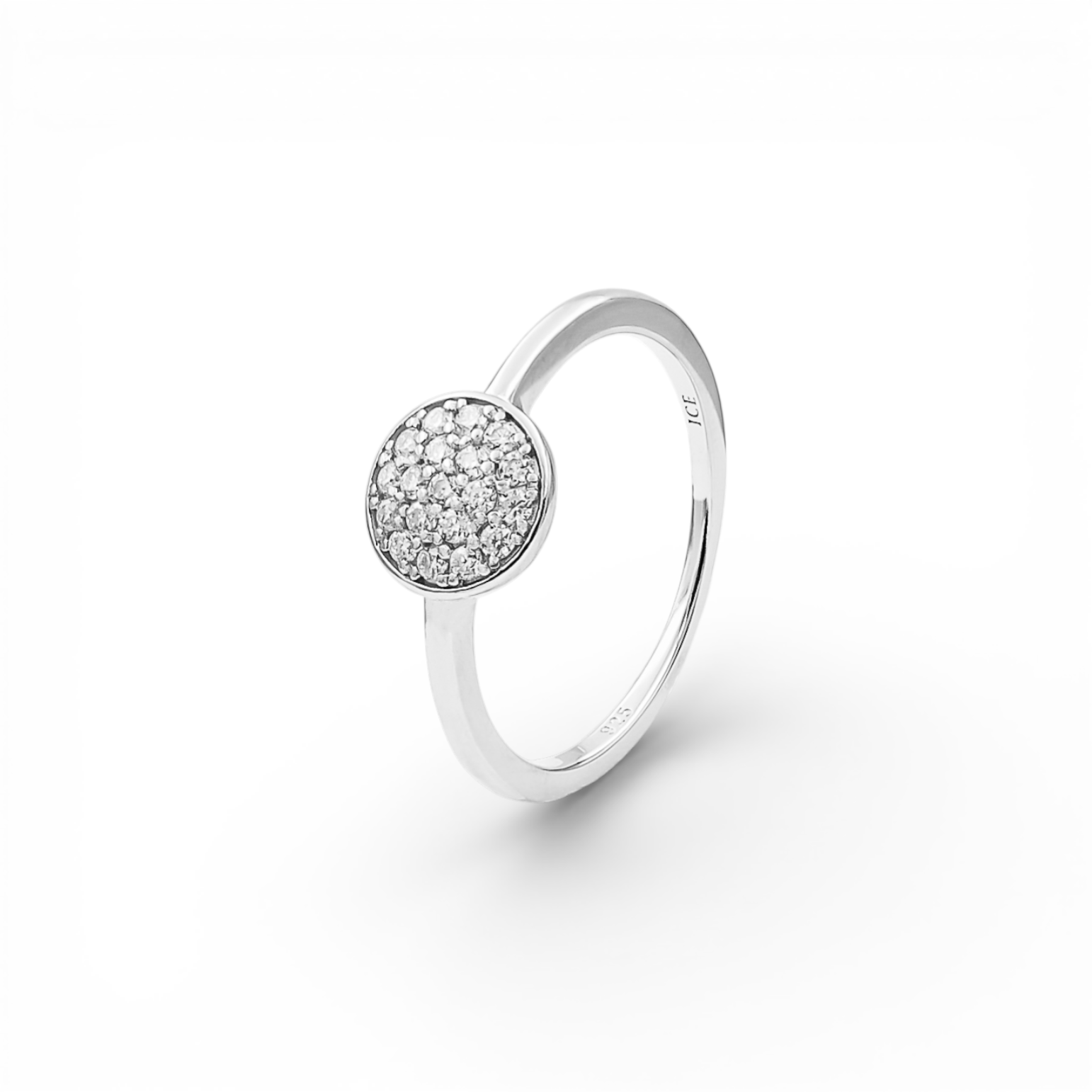 Inel Moissanite Argint