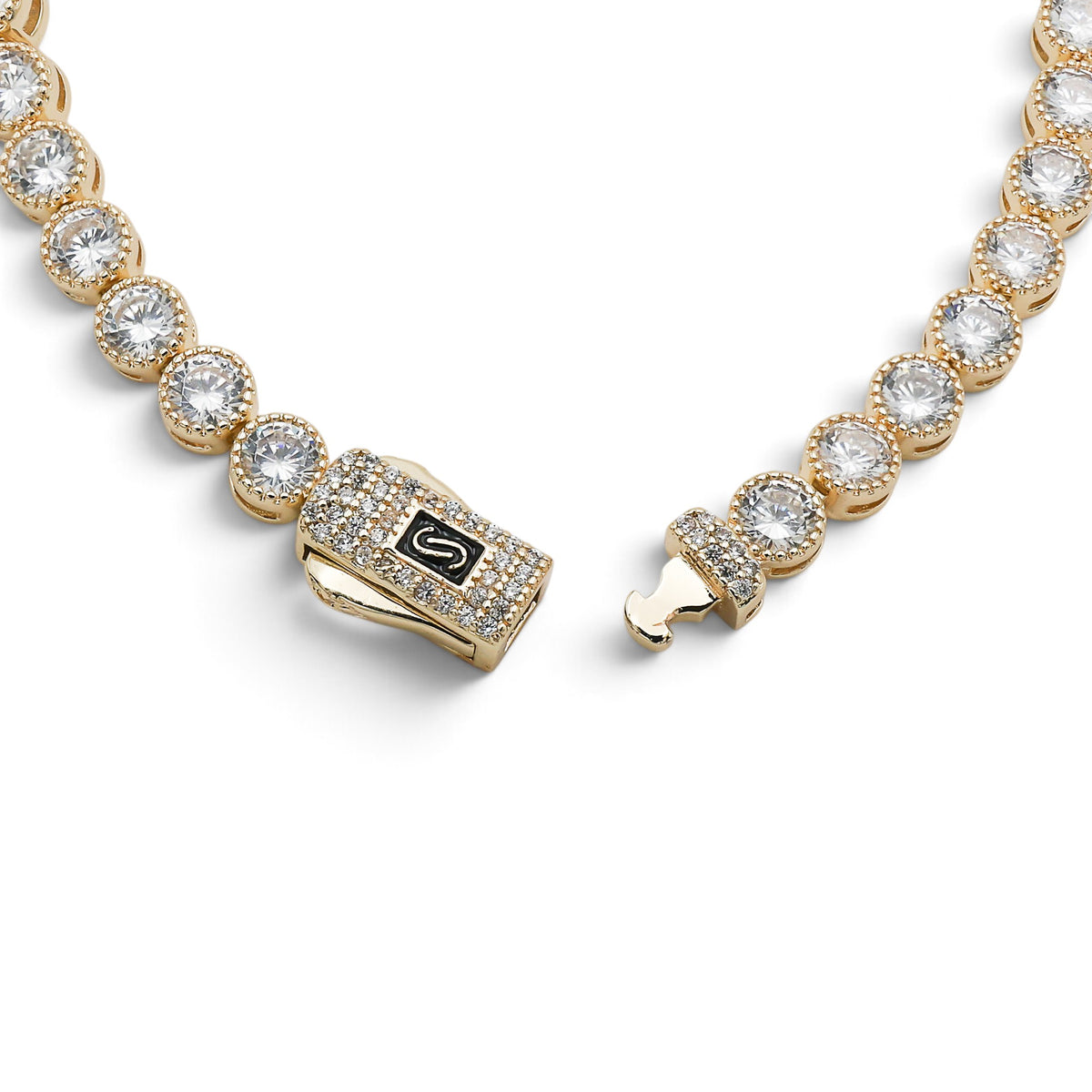 Bratara Monaco Tennis Circle Gold