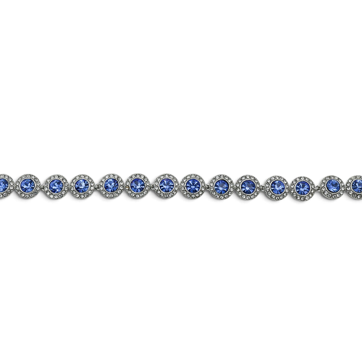 Bratara Angel Blue Placată cu Aur Alb