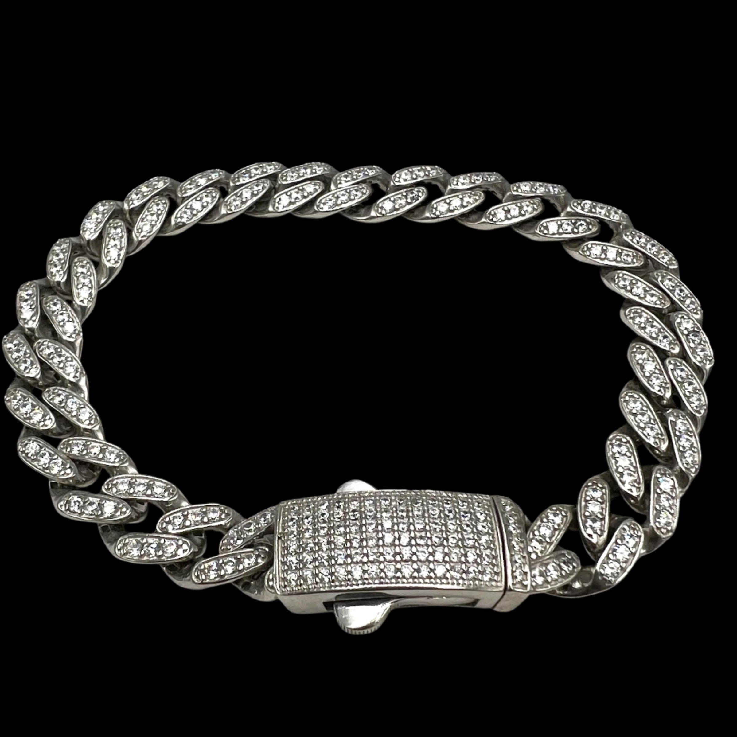 Brățară Cuban Z 8mm Argint