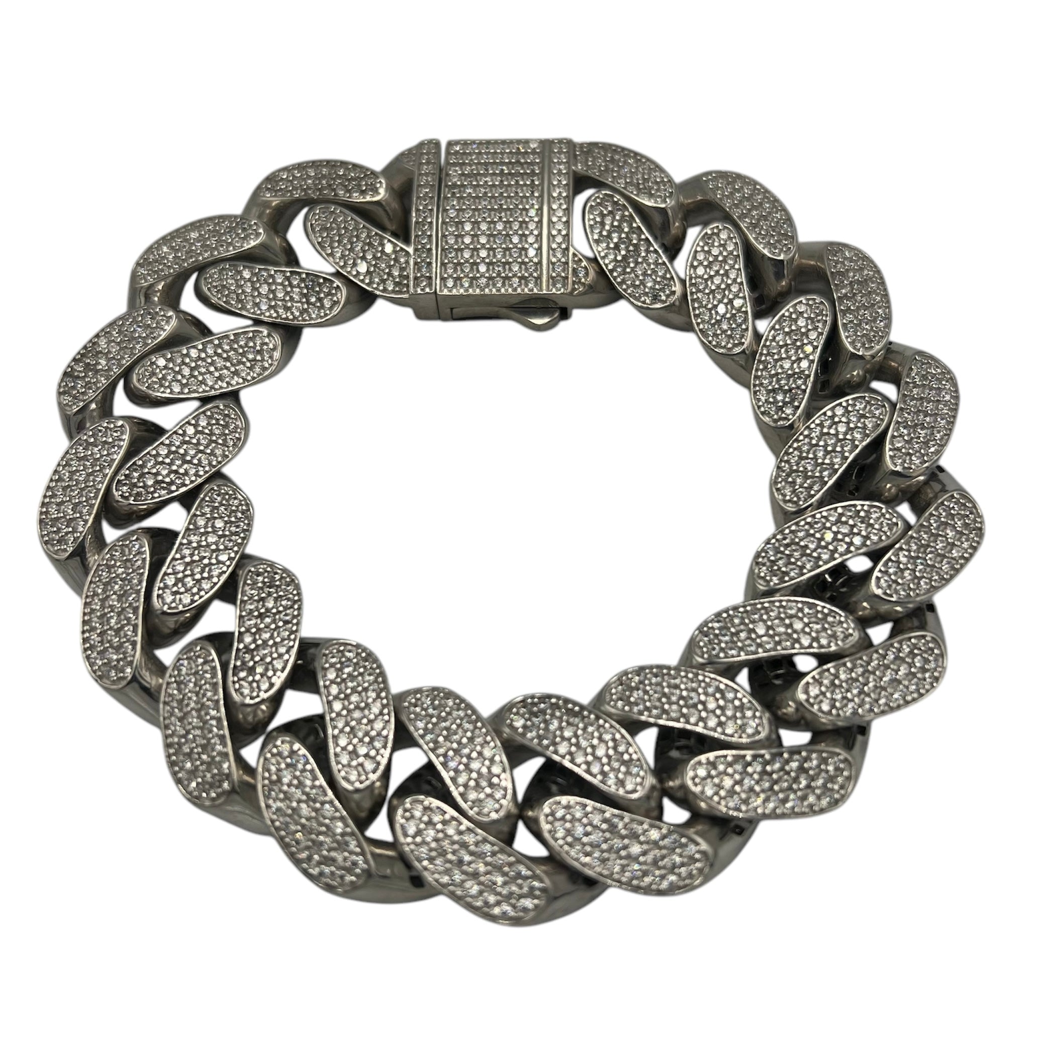 Brățară Cuban Z 20mm ARGINT