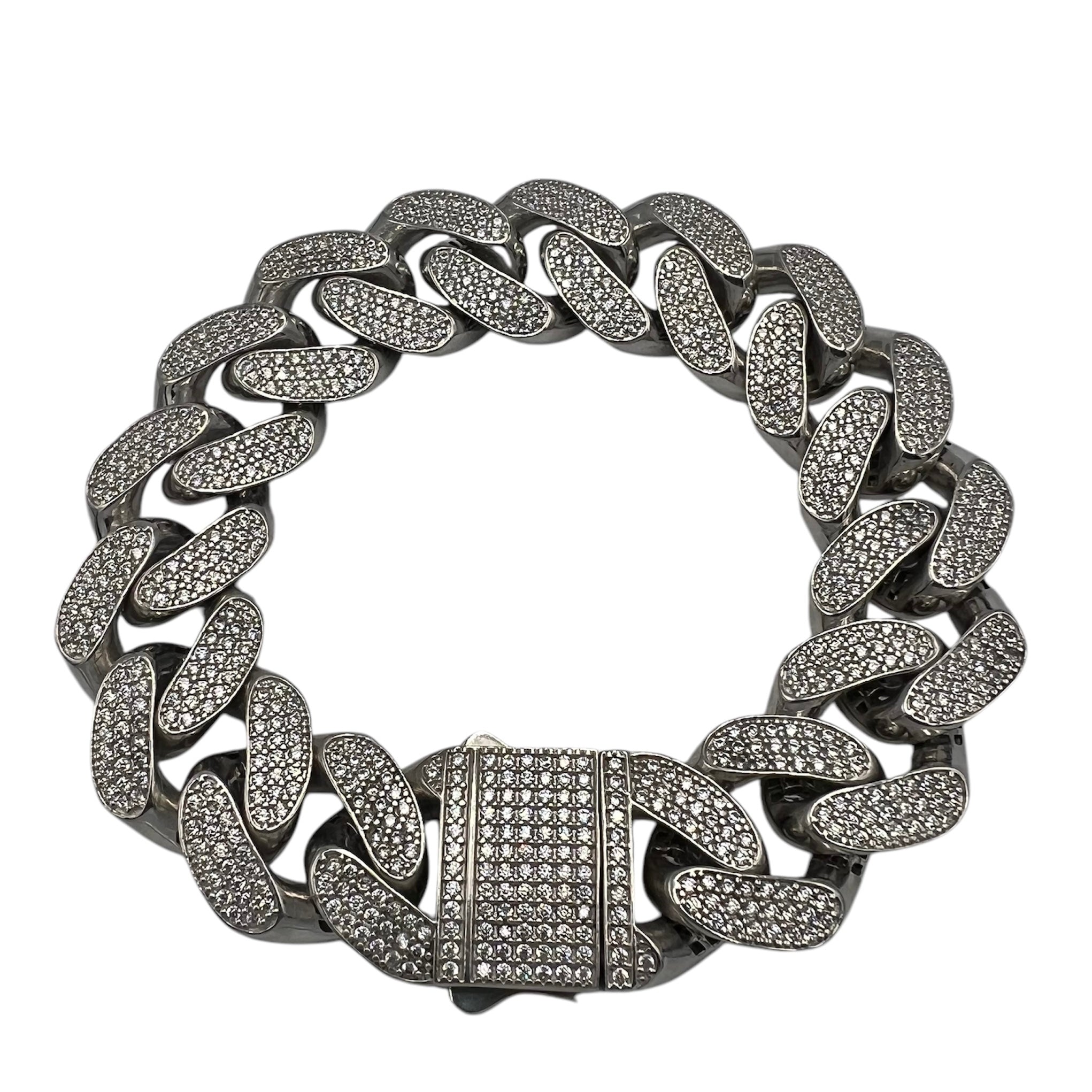 Brățară Cuban Z 20mm ARGINT