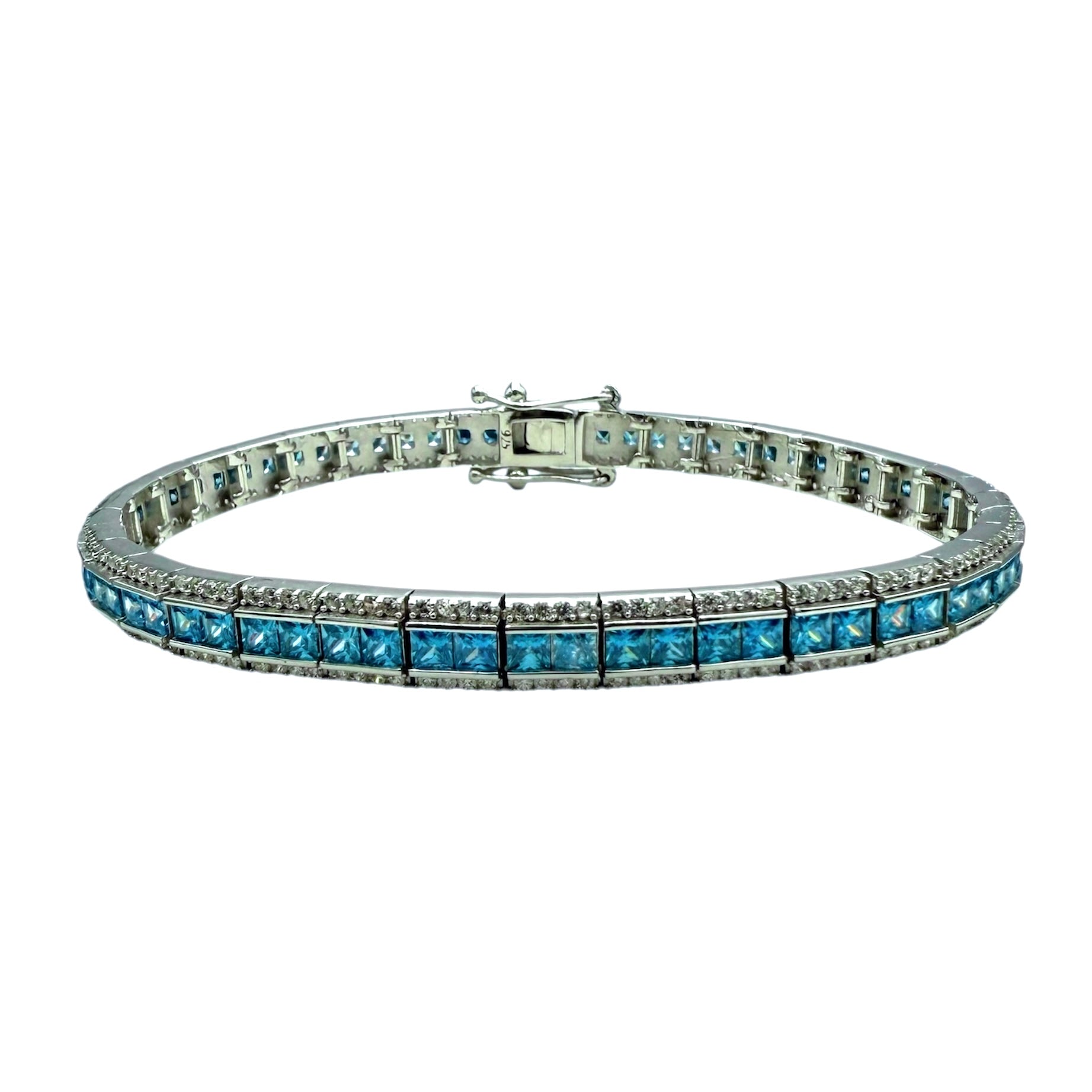 Brățară Tennis R Regal Blue Argint