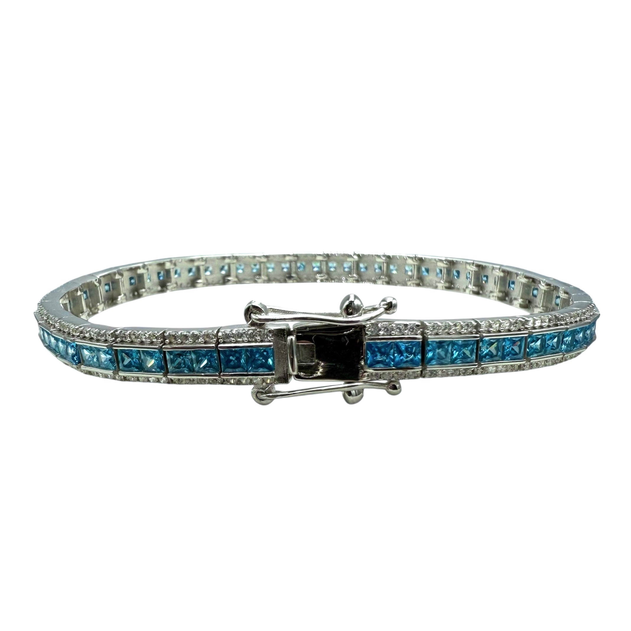 Brățară Tennis R Regal Blue Argint