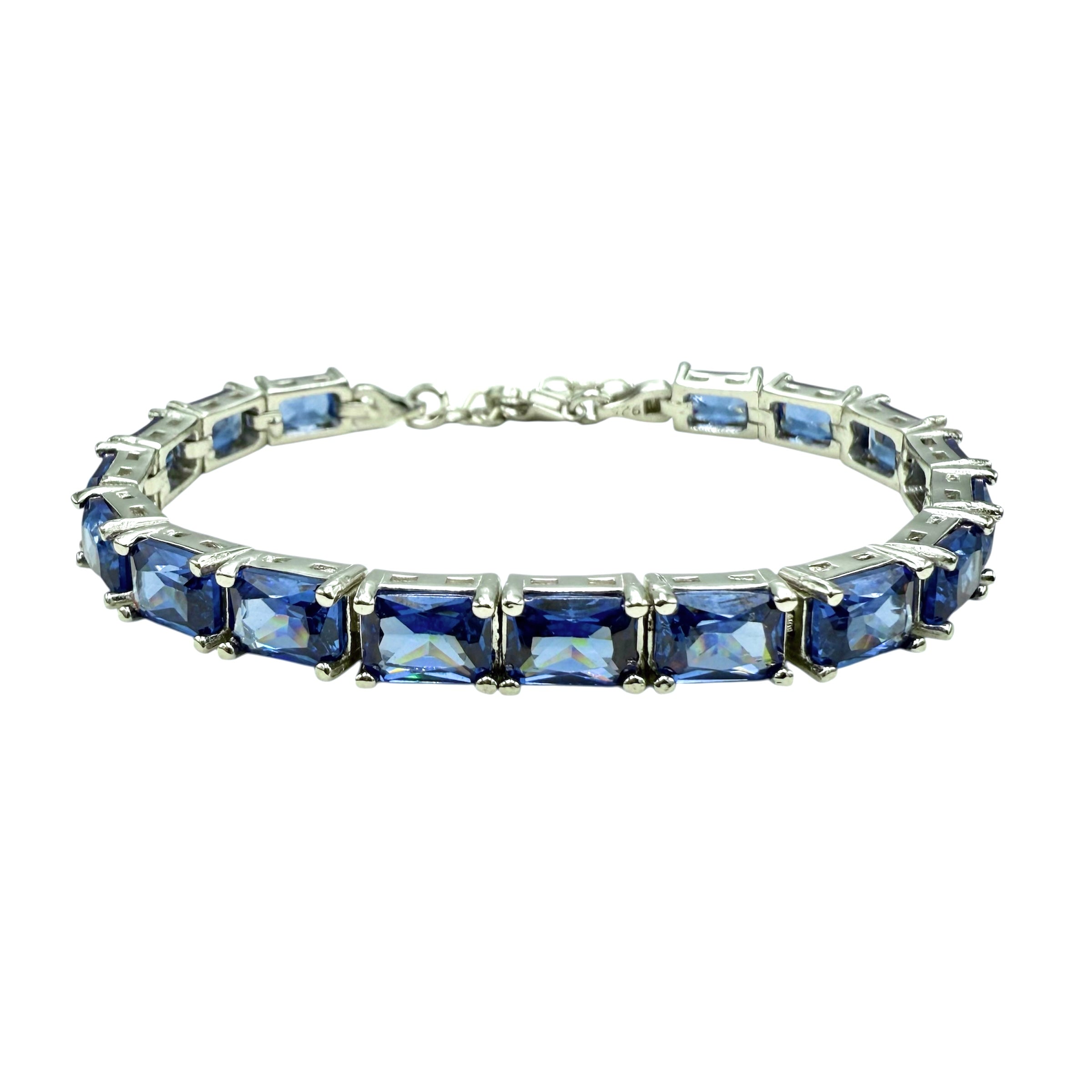 Brățară Tennis cu Tanzanit Argint