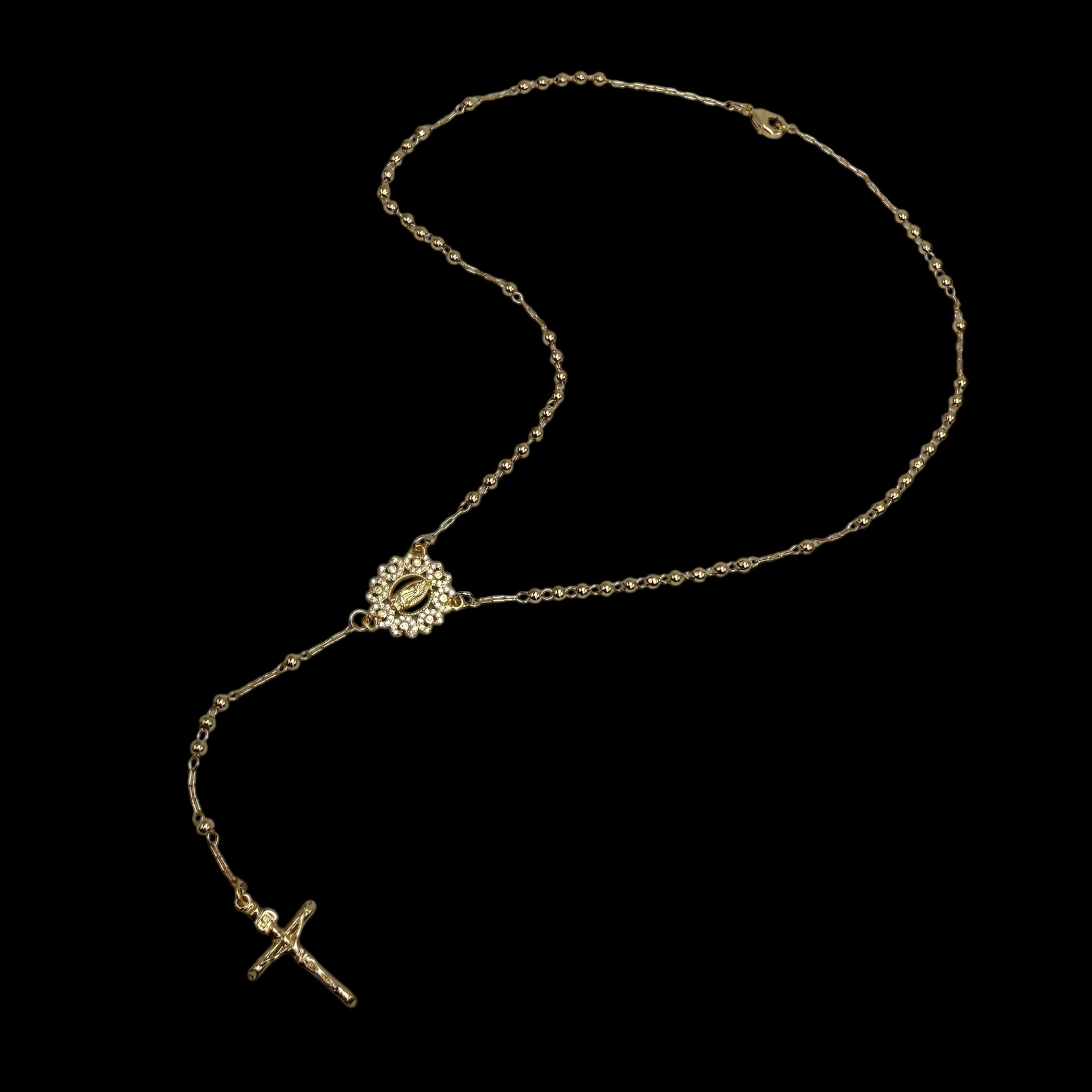 Colier Rozariu God Placat cu Aur