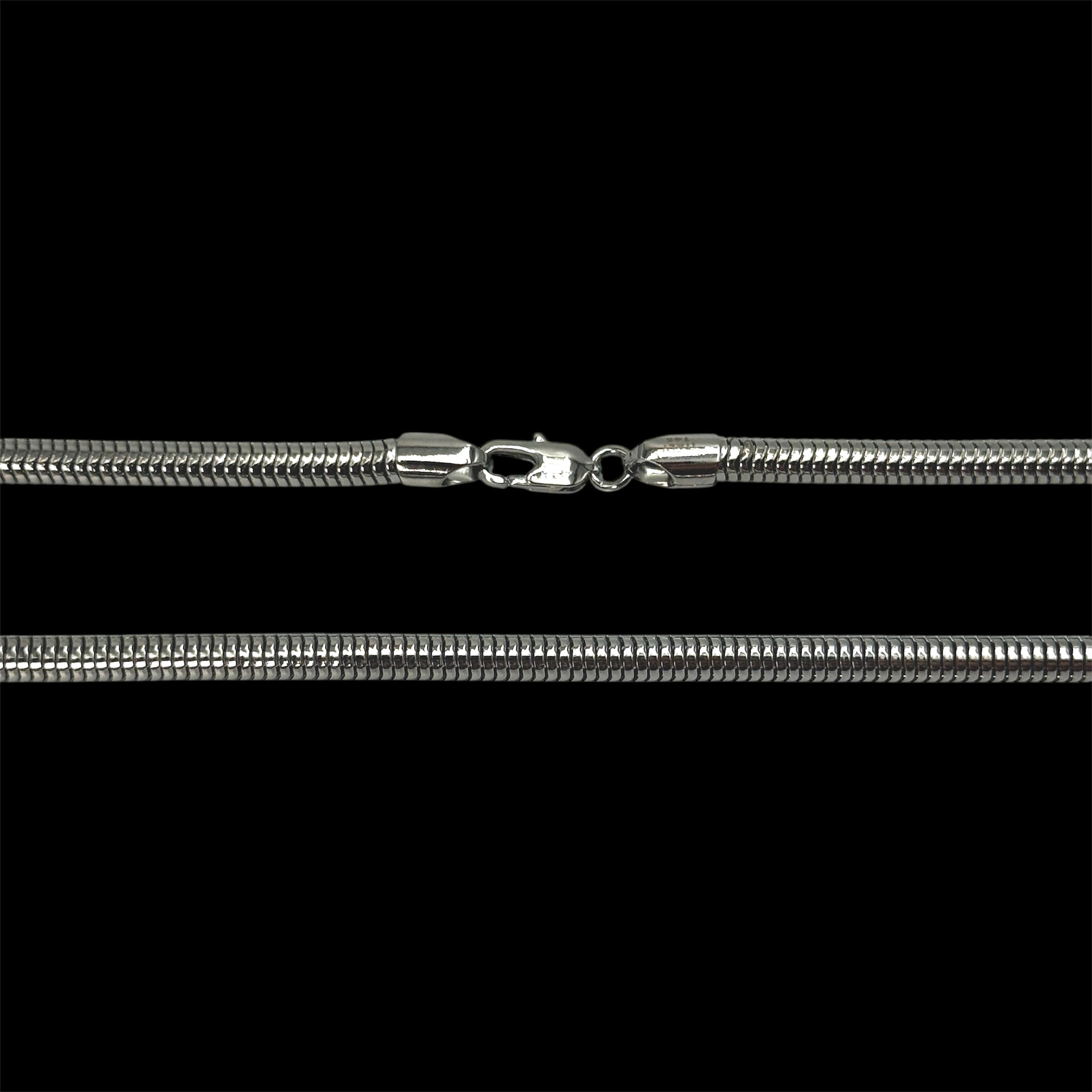 Colier Snake Round Silver Inox