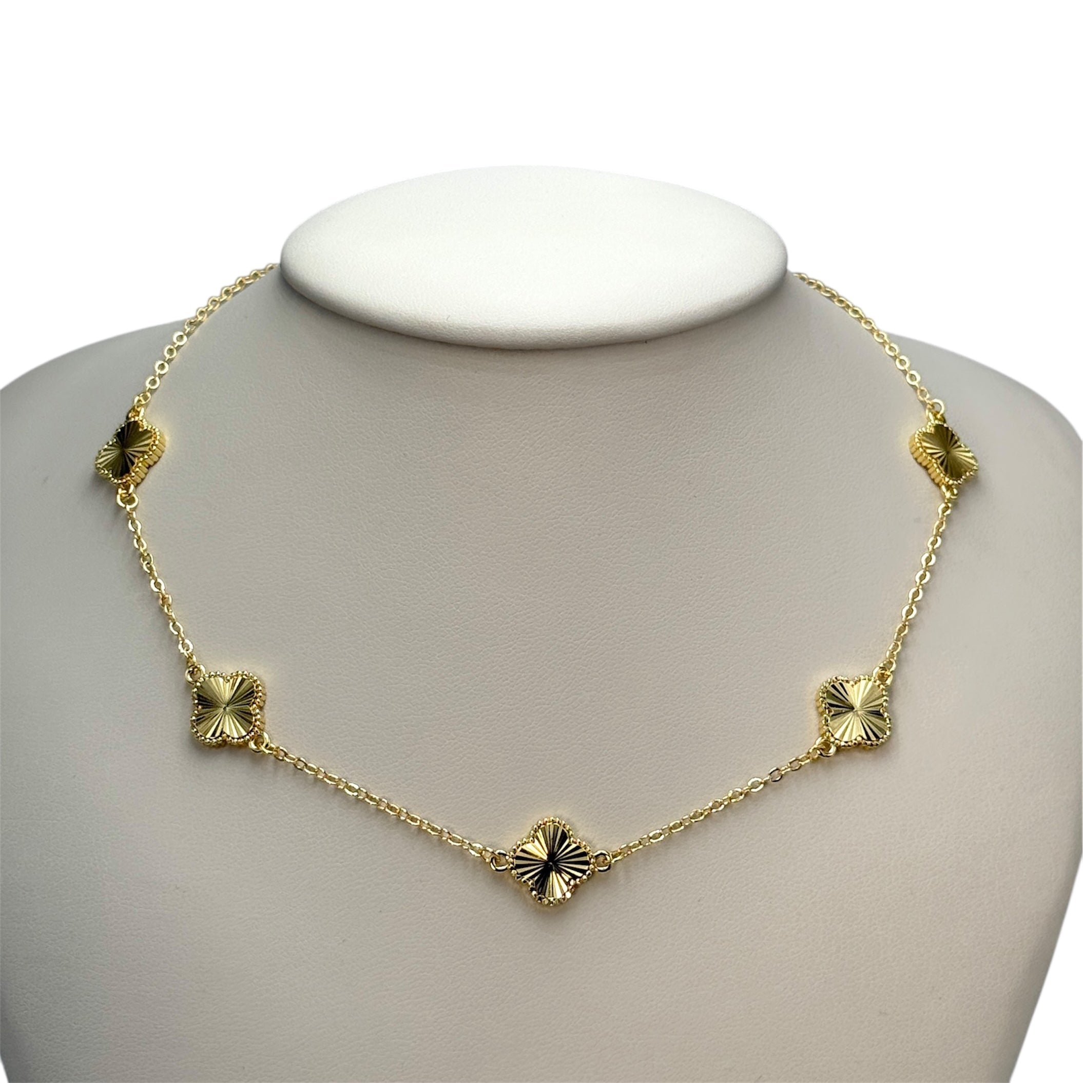 Colier Trifoi Placat cu Aur