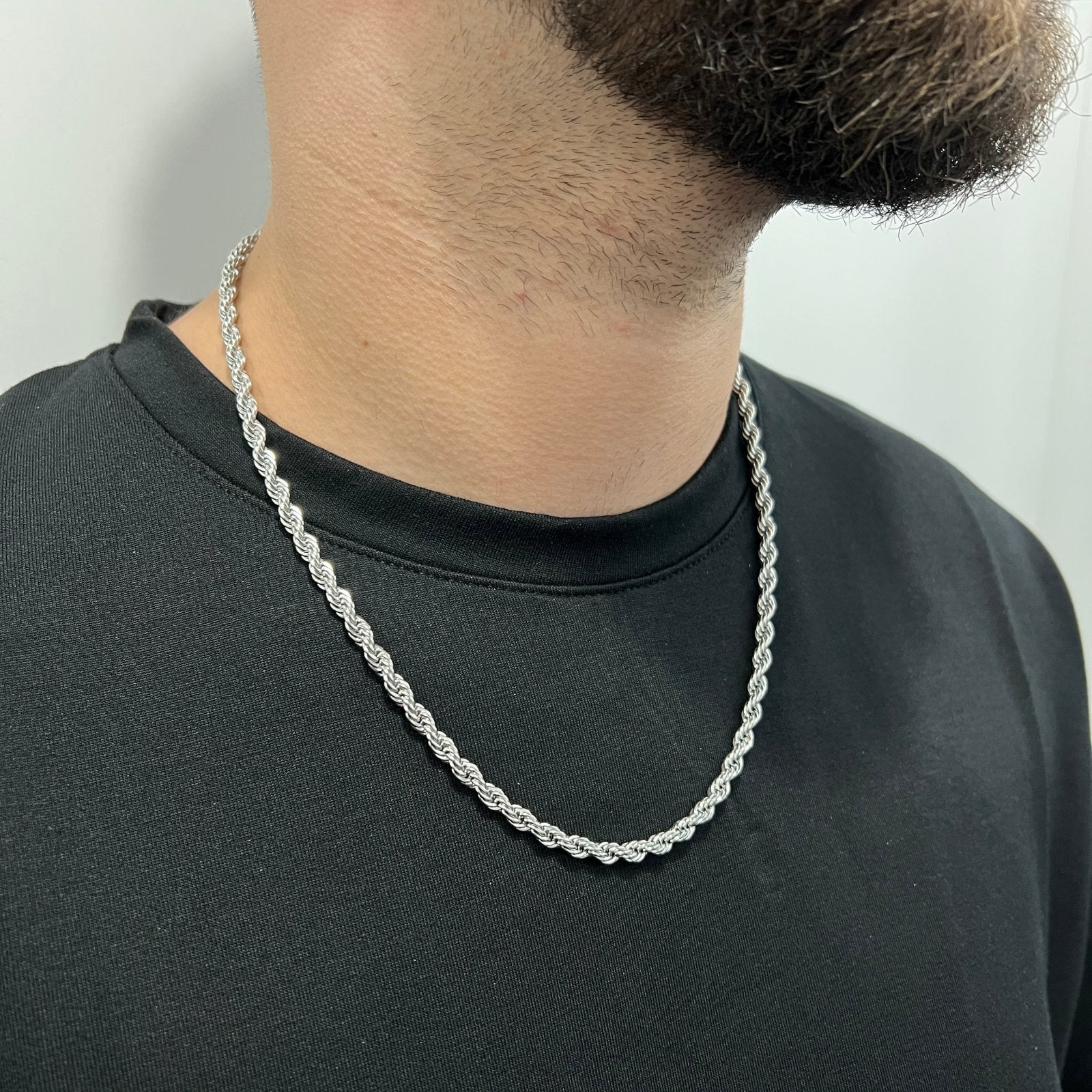 The Rope Silver necklace
