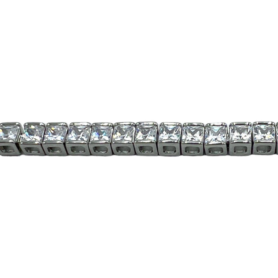 Bracelet Tennis Cassette 3mm Silver