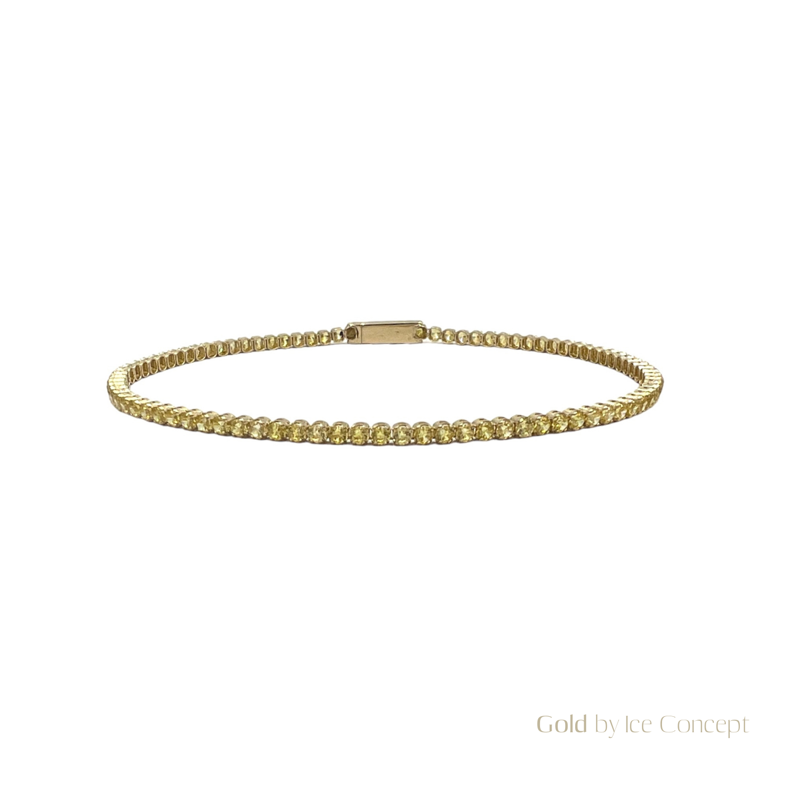 Tennis Gold Bracelet 2mm GOLD