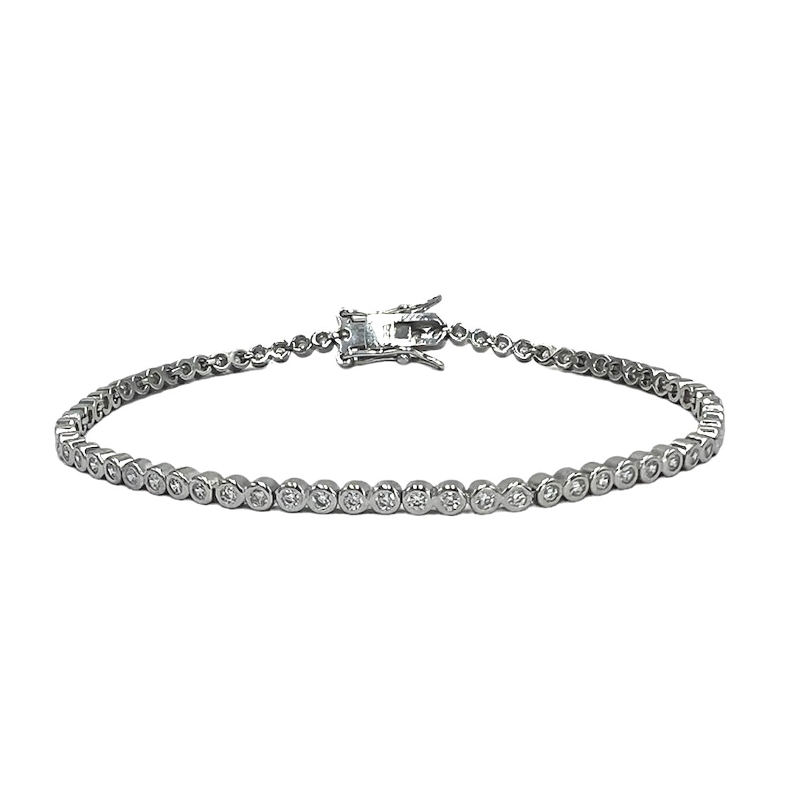 Tennis Bracelet Italy Silver