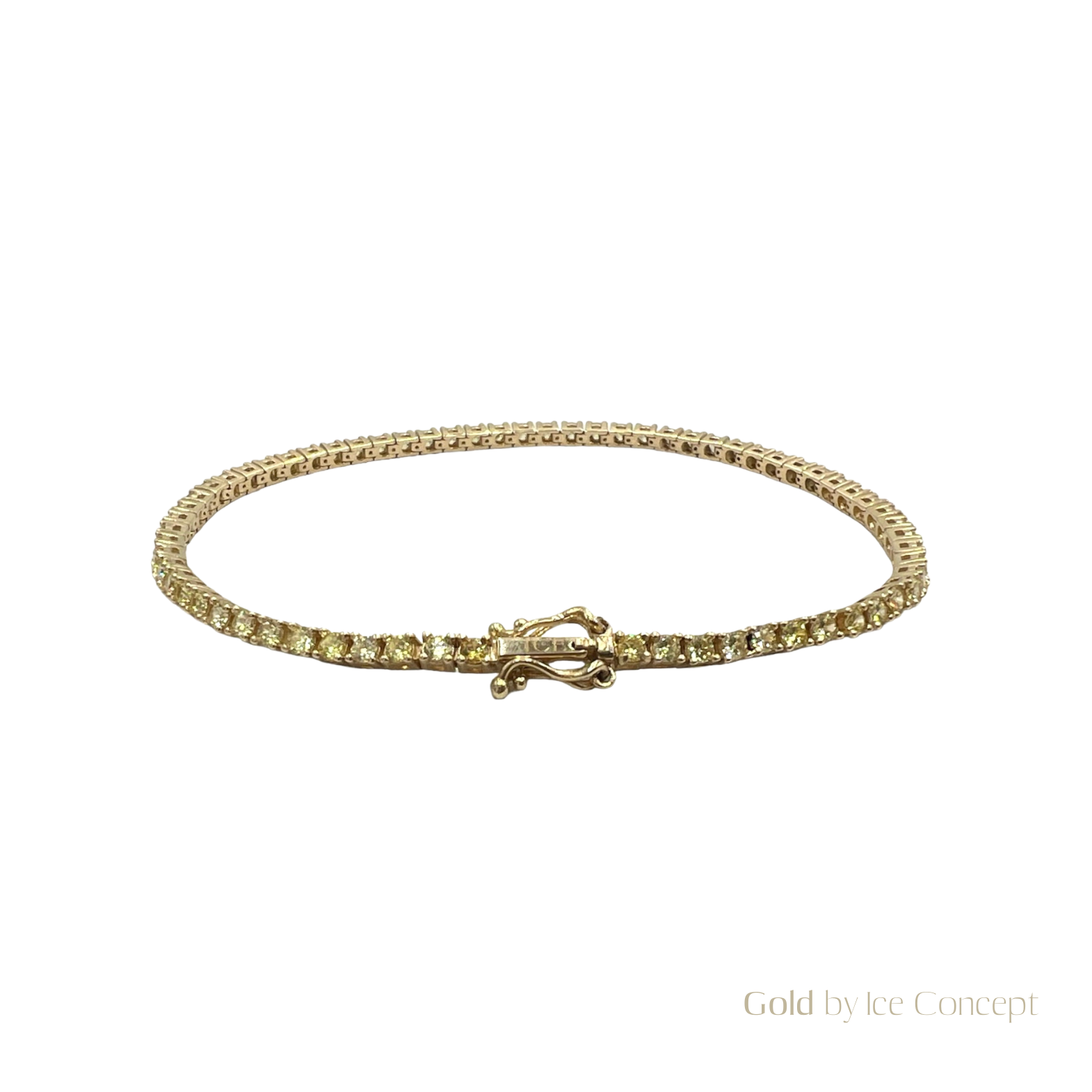 Tennis Gold Bracelet 3mm GOLD