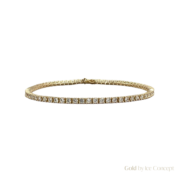 Classic Tennis Bracelet 3mm GOLD