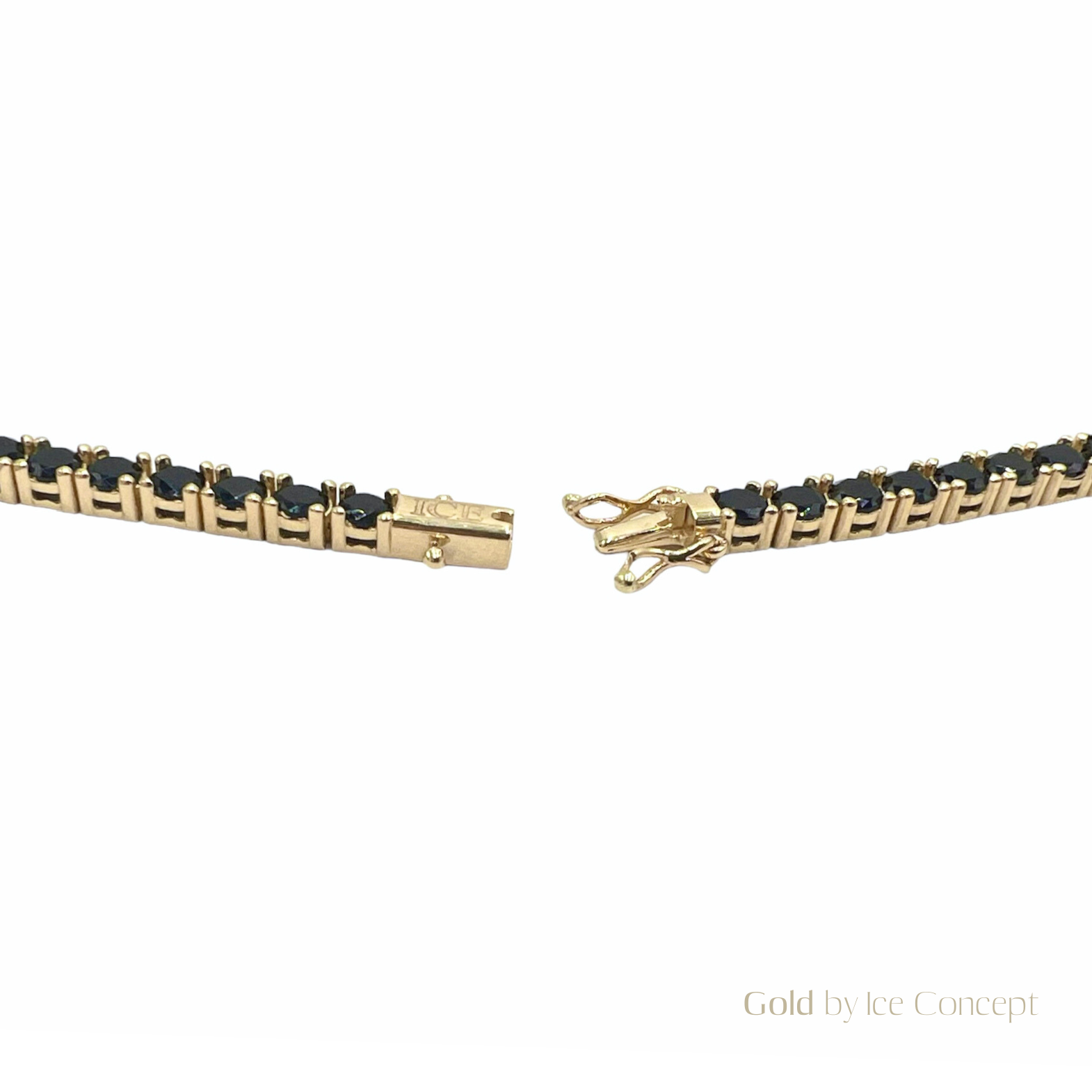 Bracelet Tennis Black 5mm GOLD