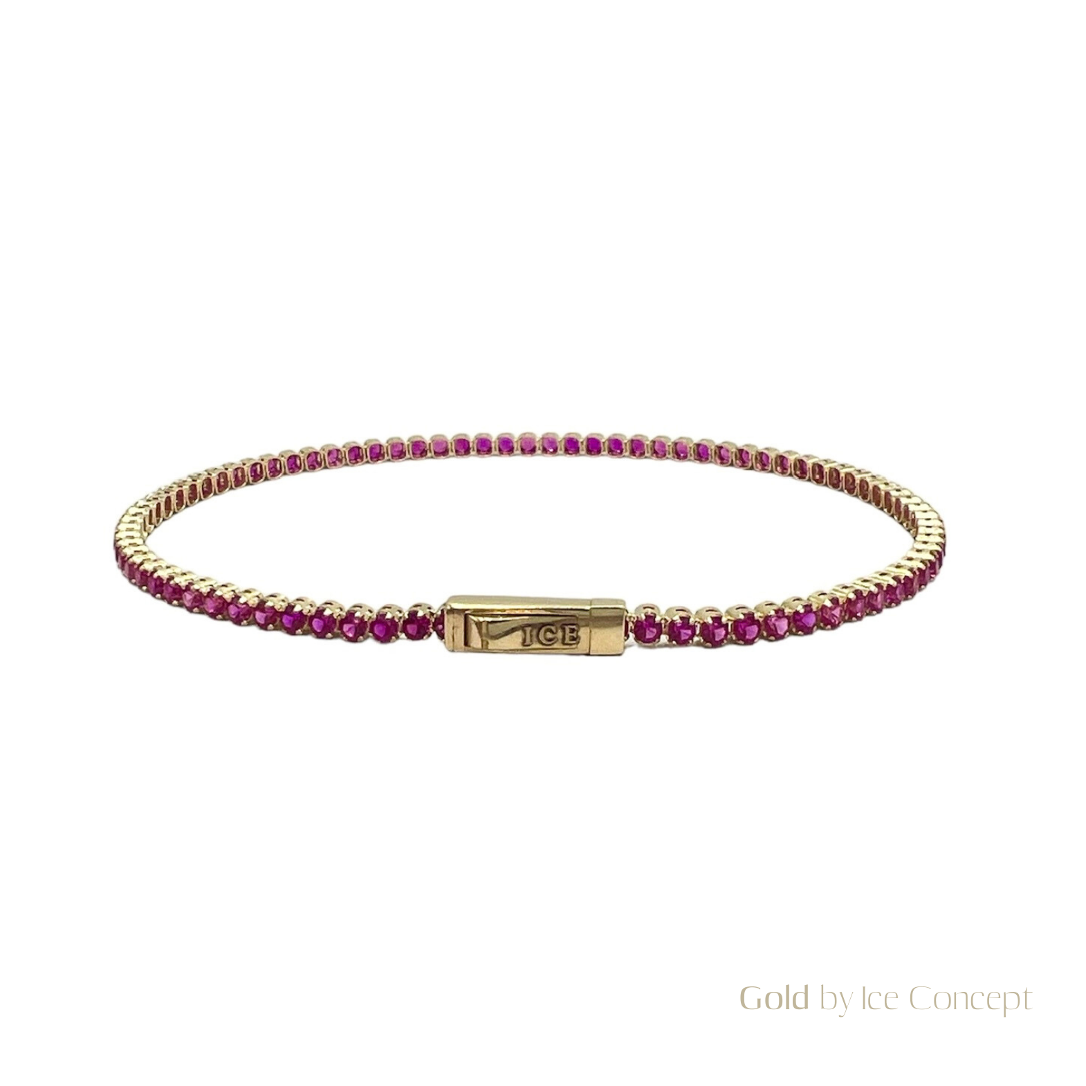 Bracelet Tennis Pink 2mm GOLD