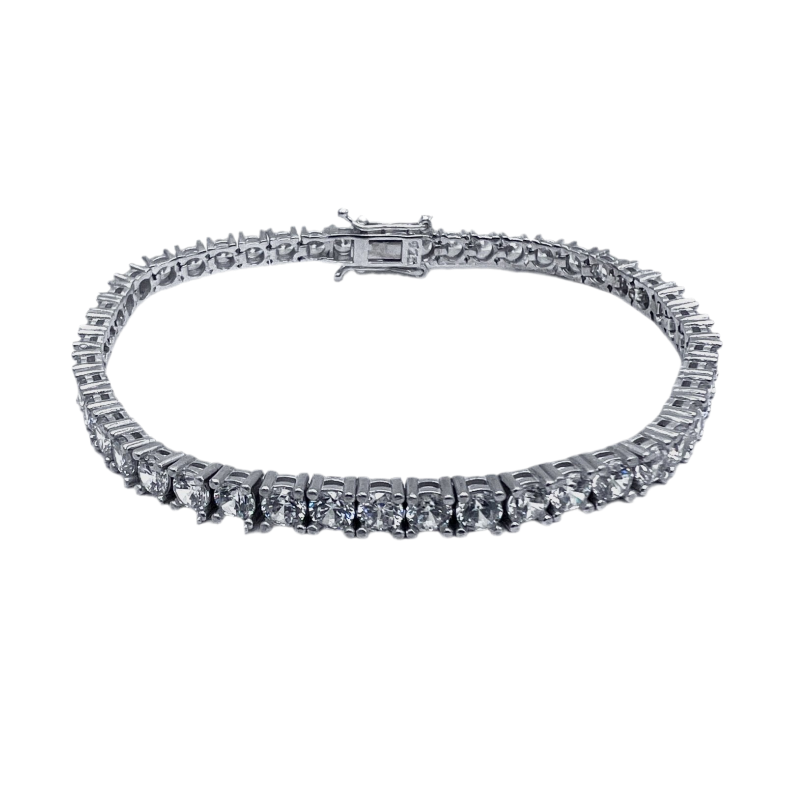 Classic Tennis Bracelet Silver 4.5mm