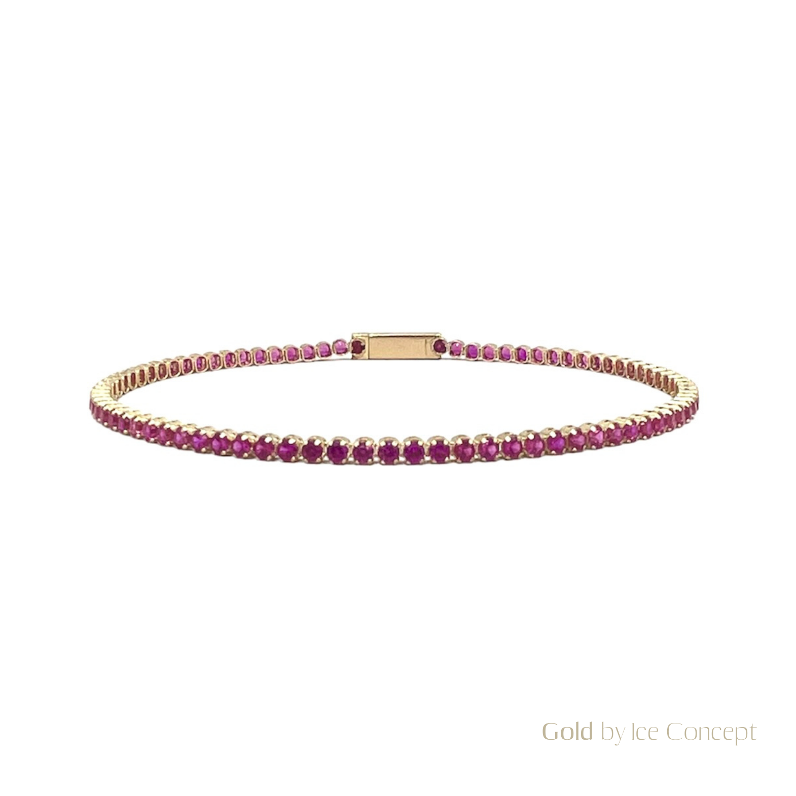 Bracelet Tennis Pink 2mm GOLD