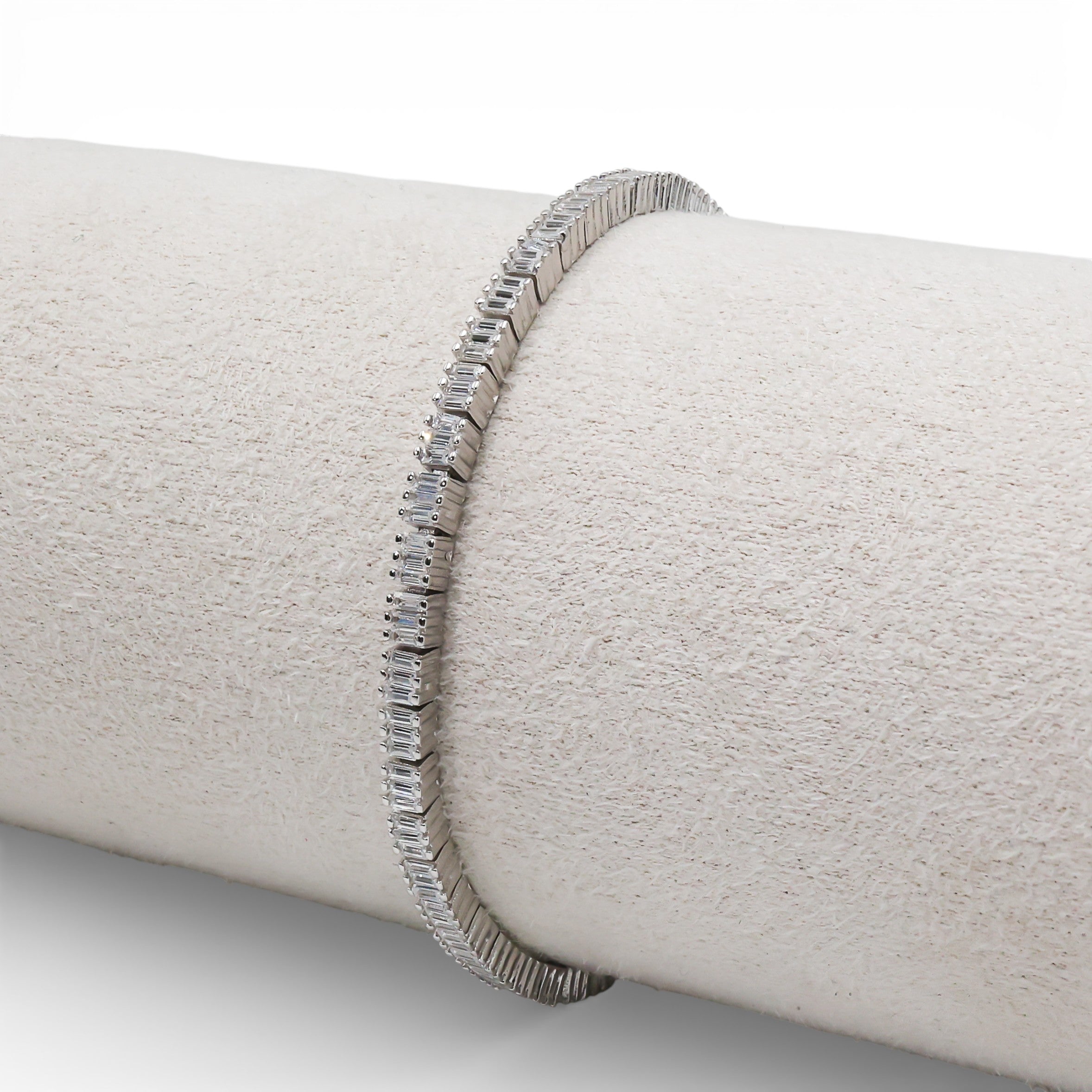 Brățară Triple Baguette Argint