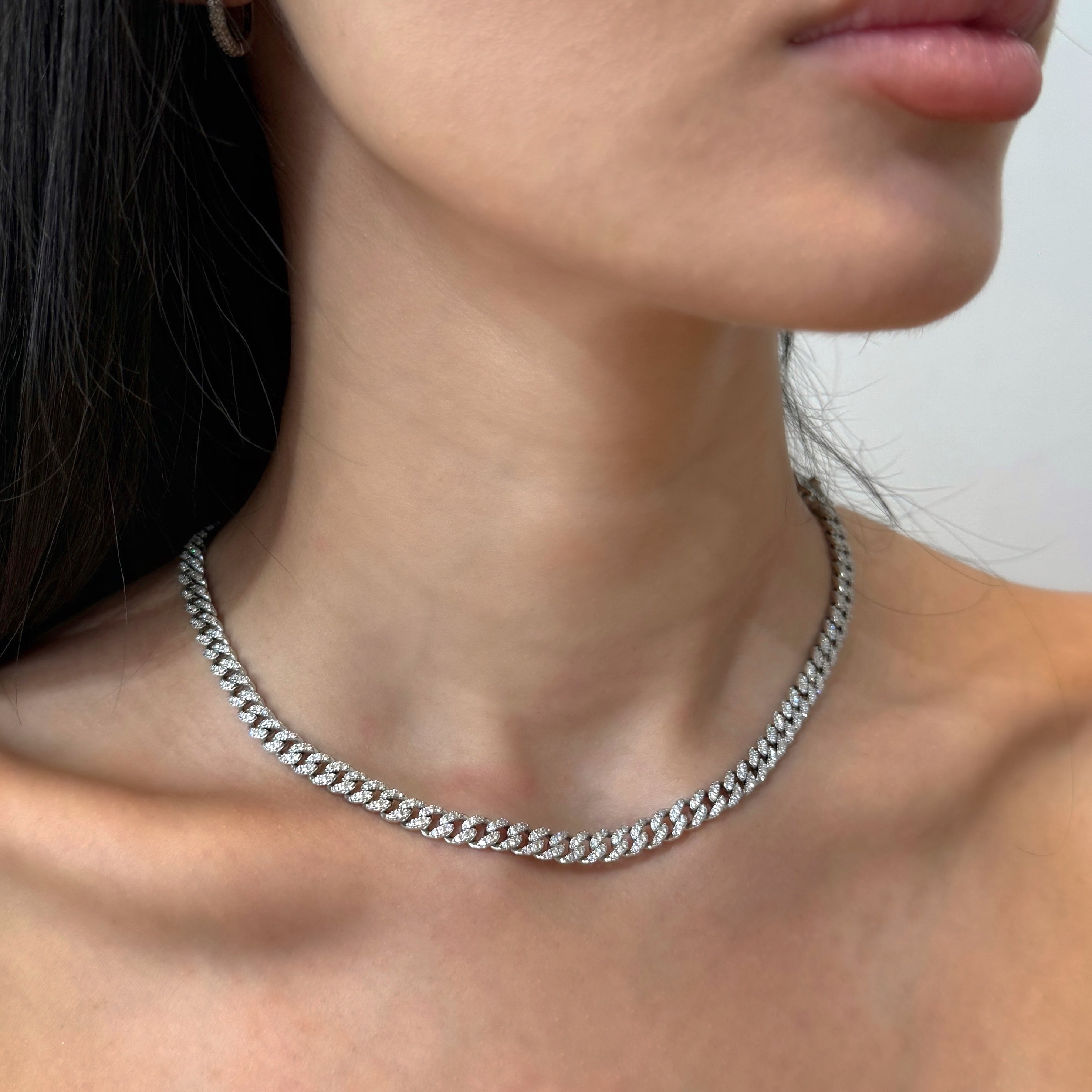 Cuban Addicted Silver necklace