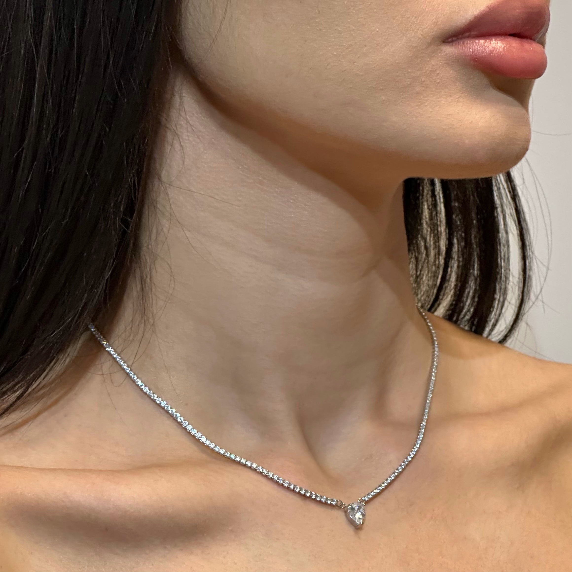 Silver Tears necklace