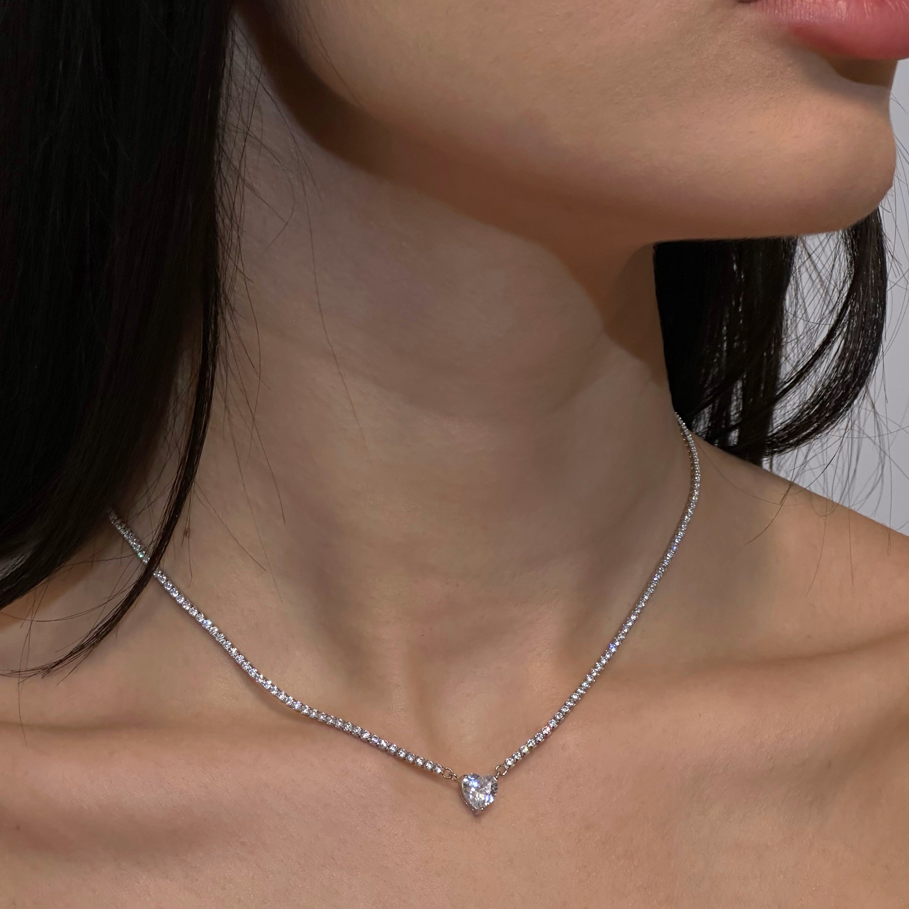 Necklace Tennis Julieta Silver