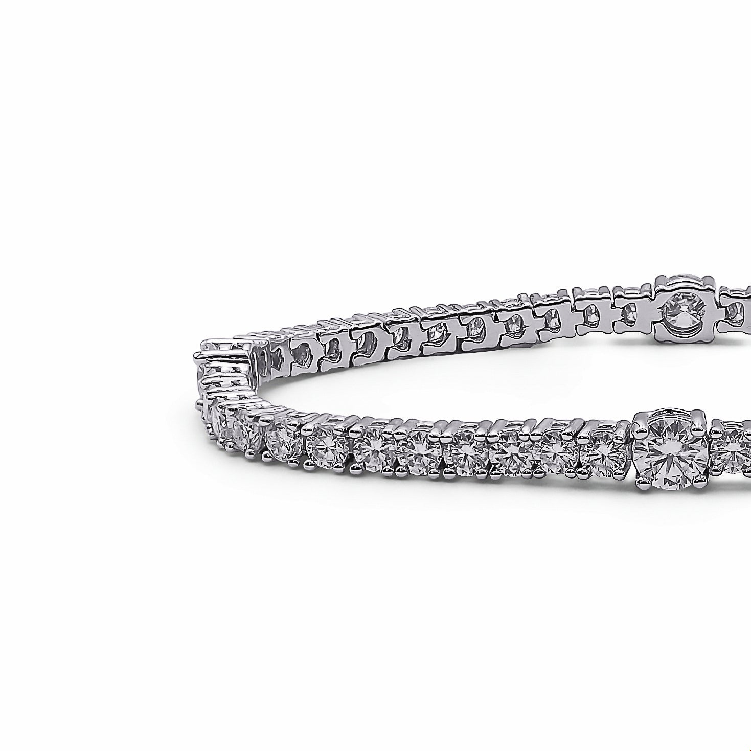 Brățara Tennis Moissanite Stone Argint