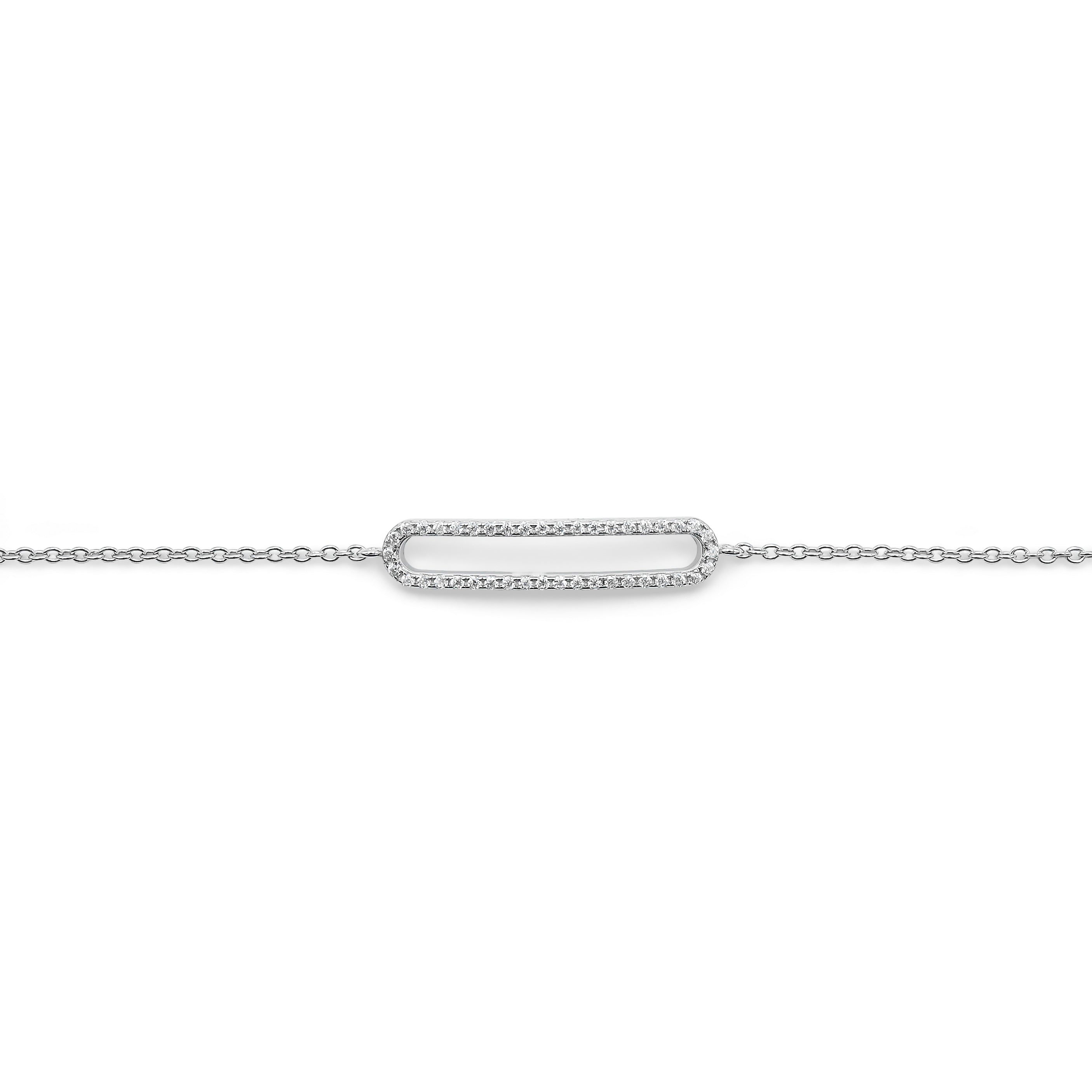 Brățara Moissanite Infinity Argint