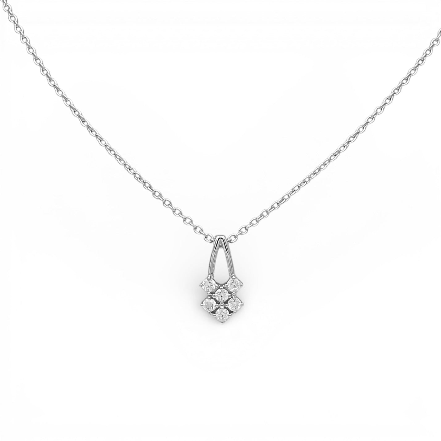 Colier Moissanite Argint