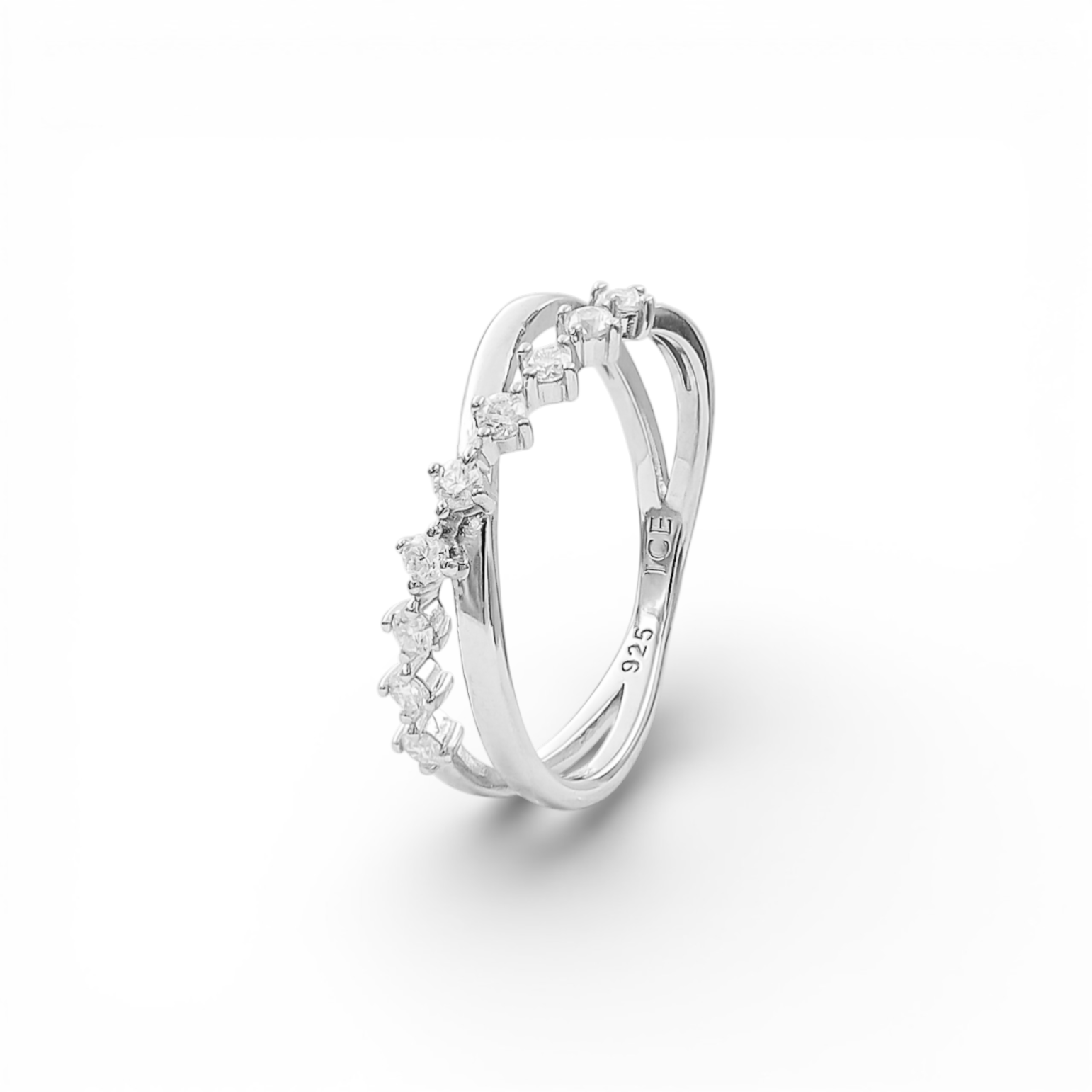 Inel Moissanite Argint