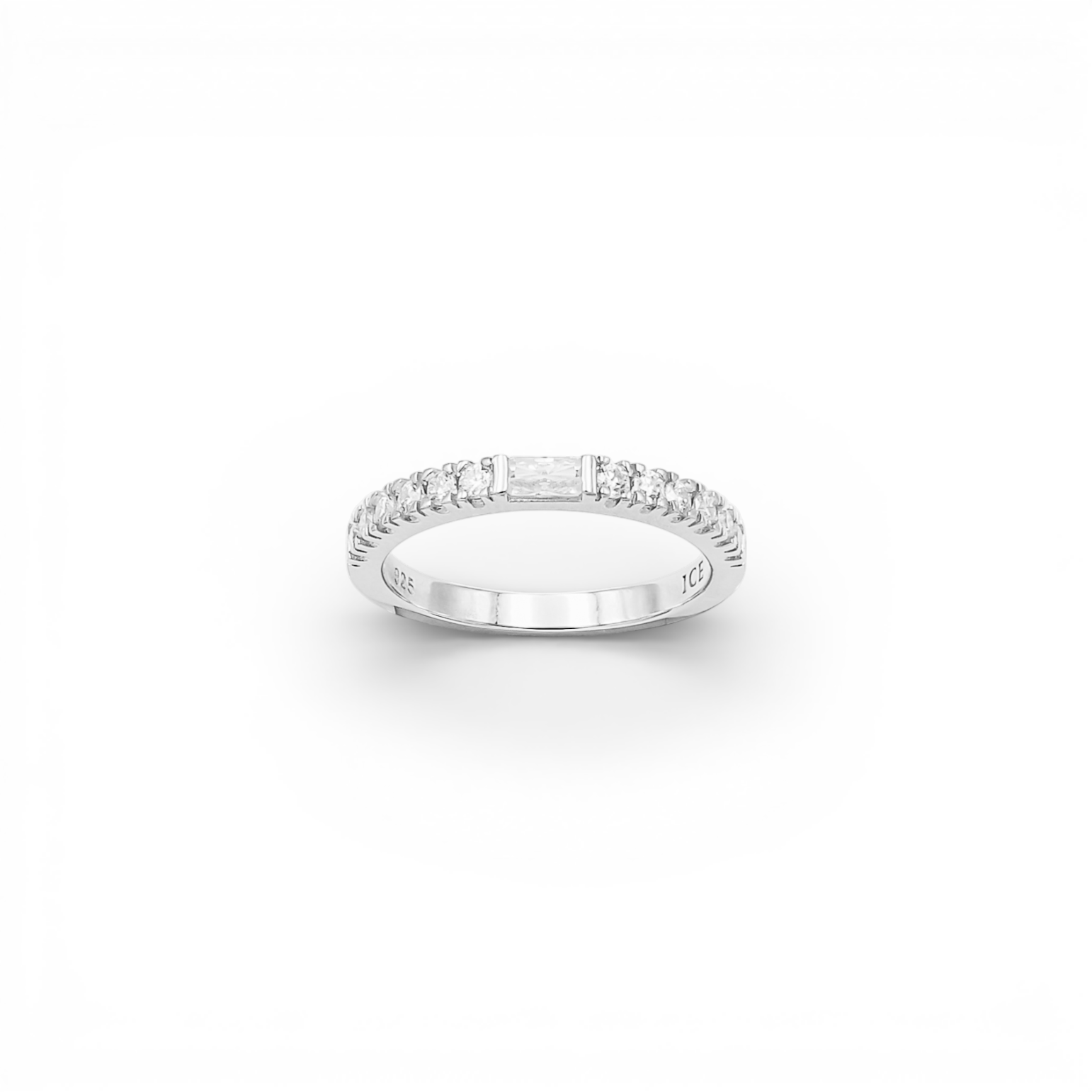 Inel Moissanite Argint