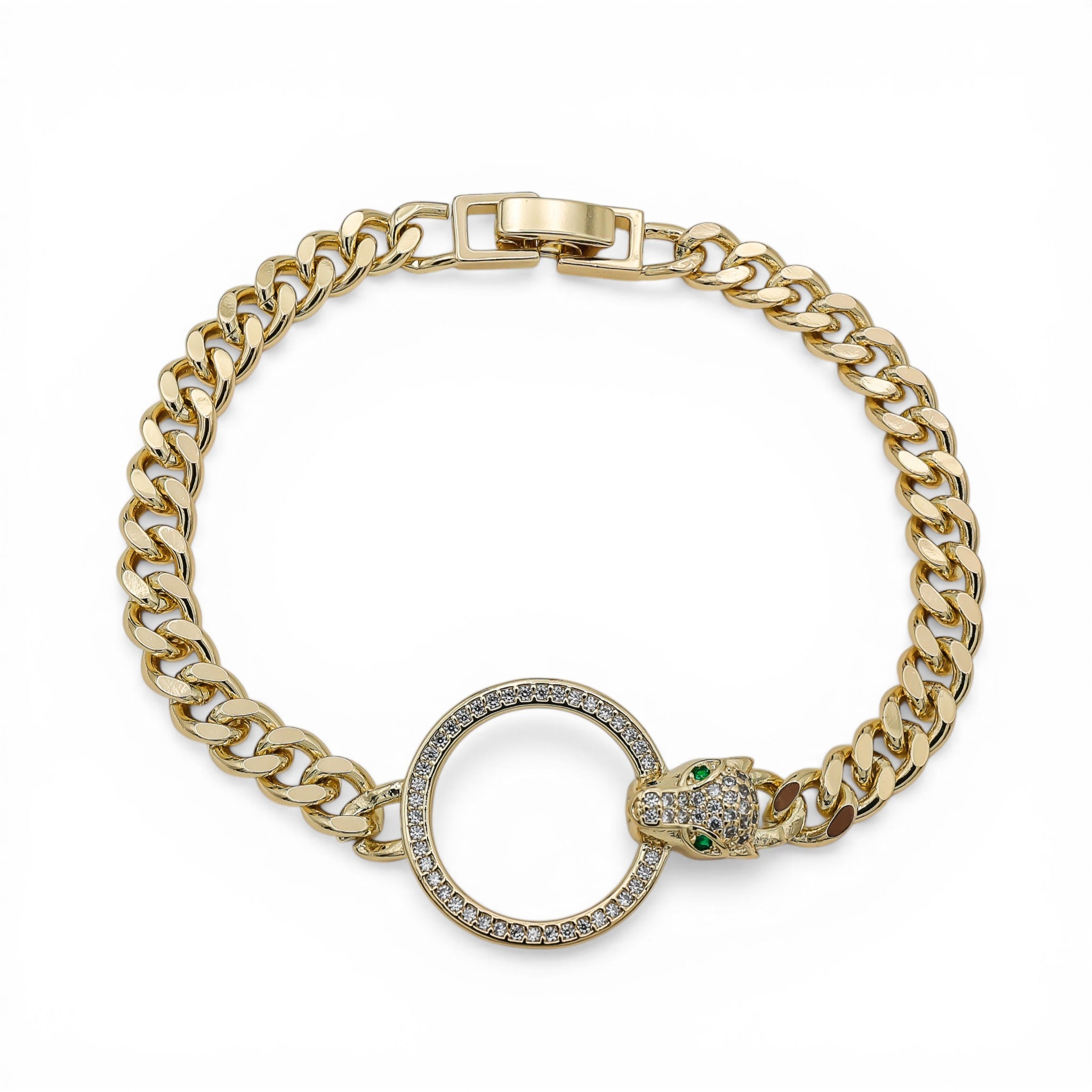 Brățară The Snake Gold Placată cu Aur