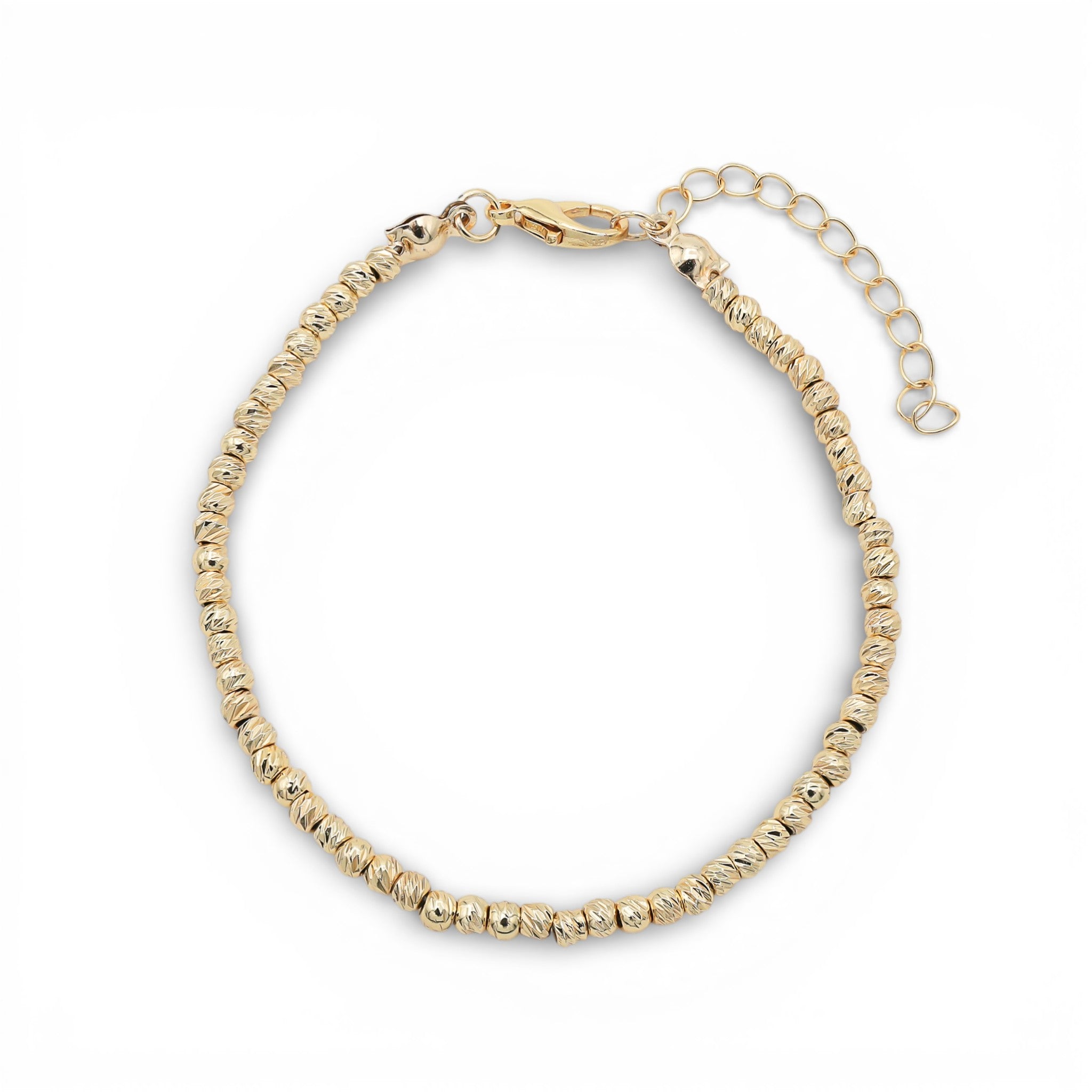 Brățară Mini Beads Placată cu Aur