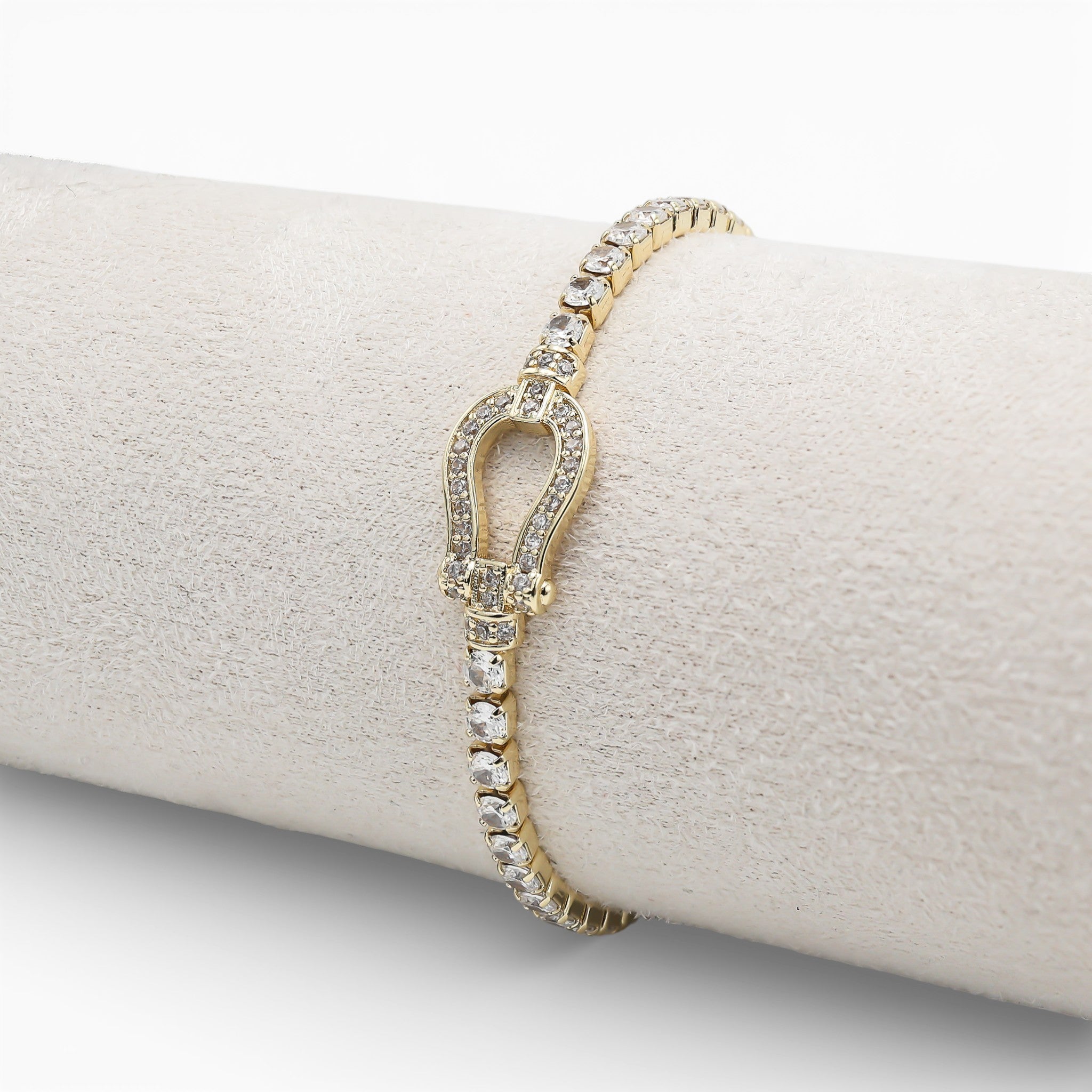 Brățară Tennis Fortune Gold Placată cu Aur