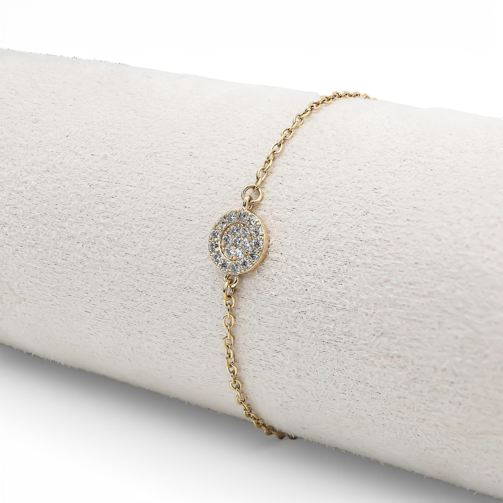 Brățară Circle Placată cu Aur