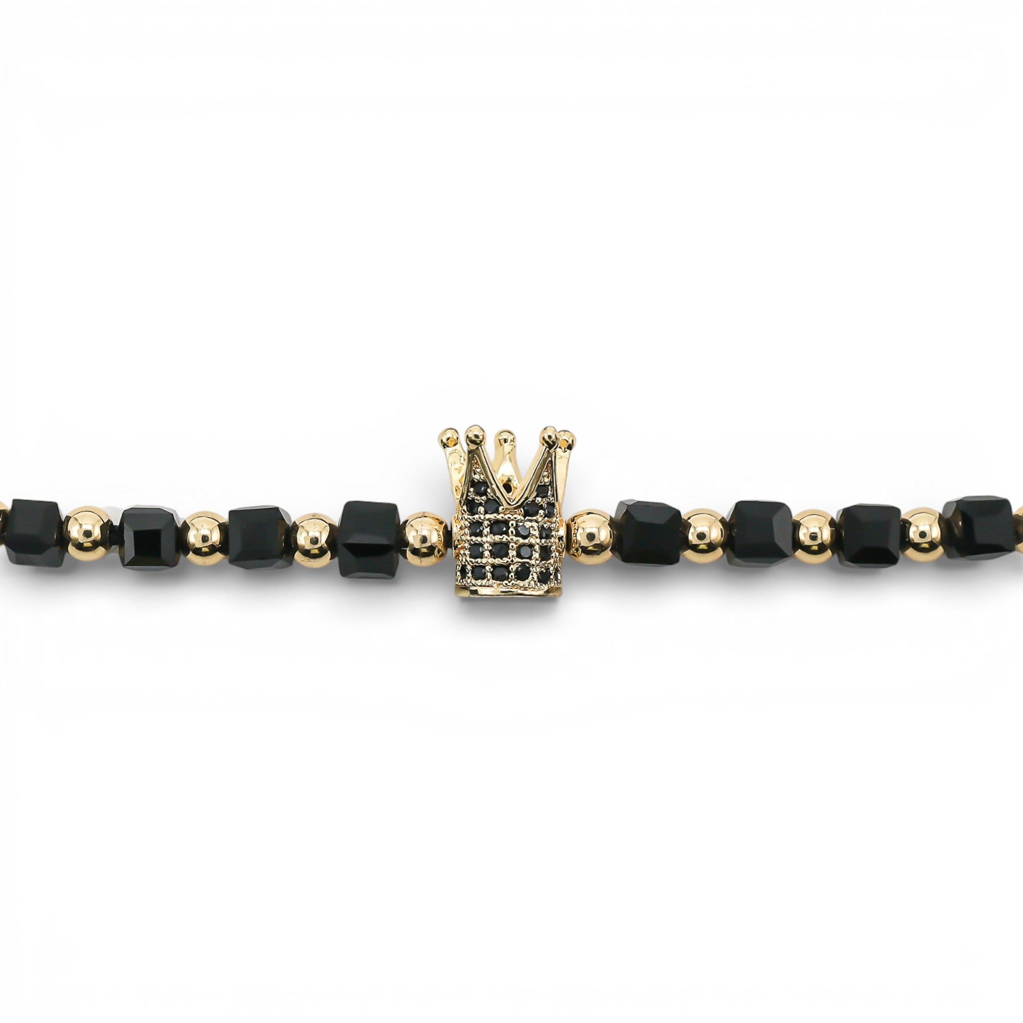 Brățară Reglabilă Crown Placată cu Aur