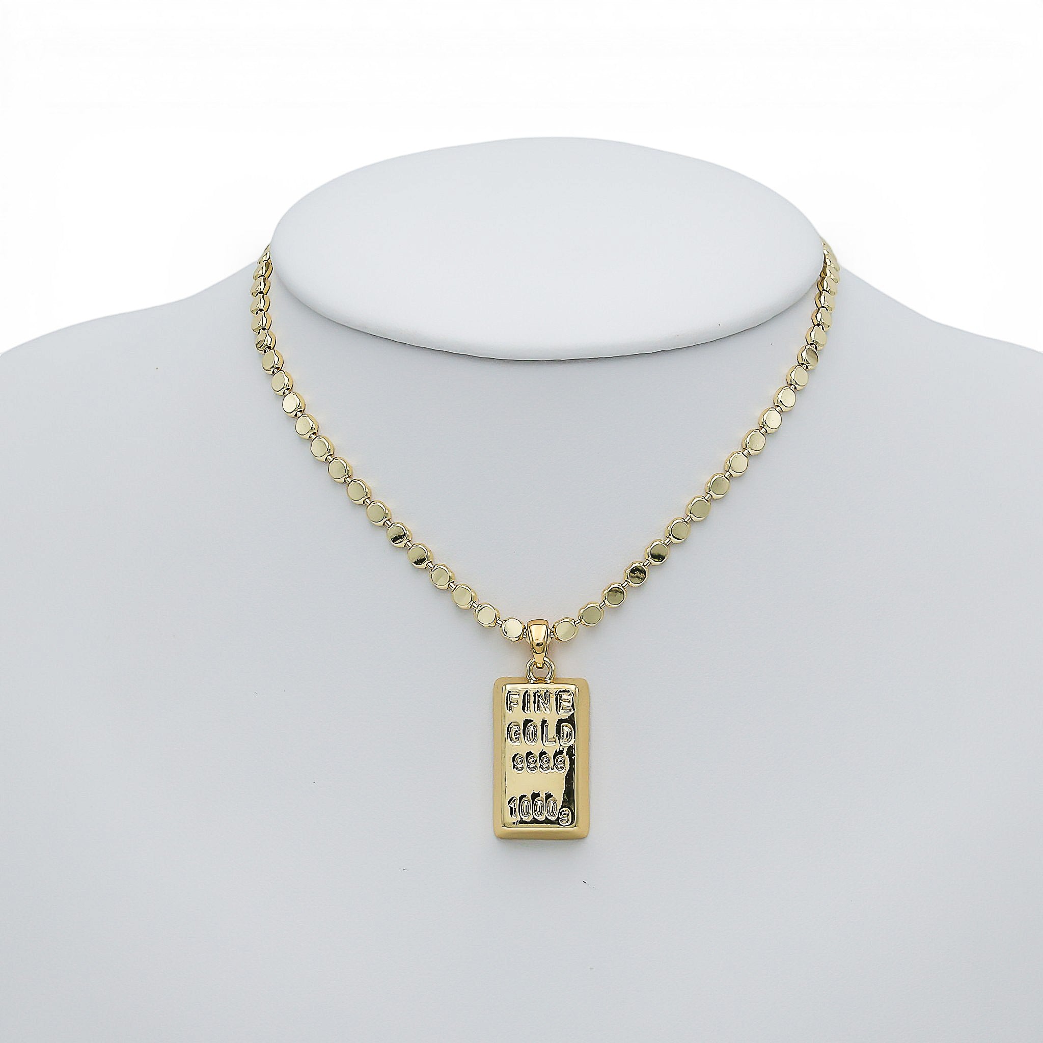 Colier Fine Gold Placat cu Aur