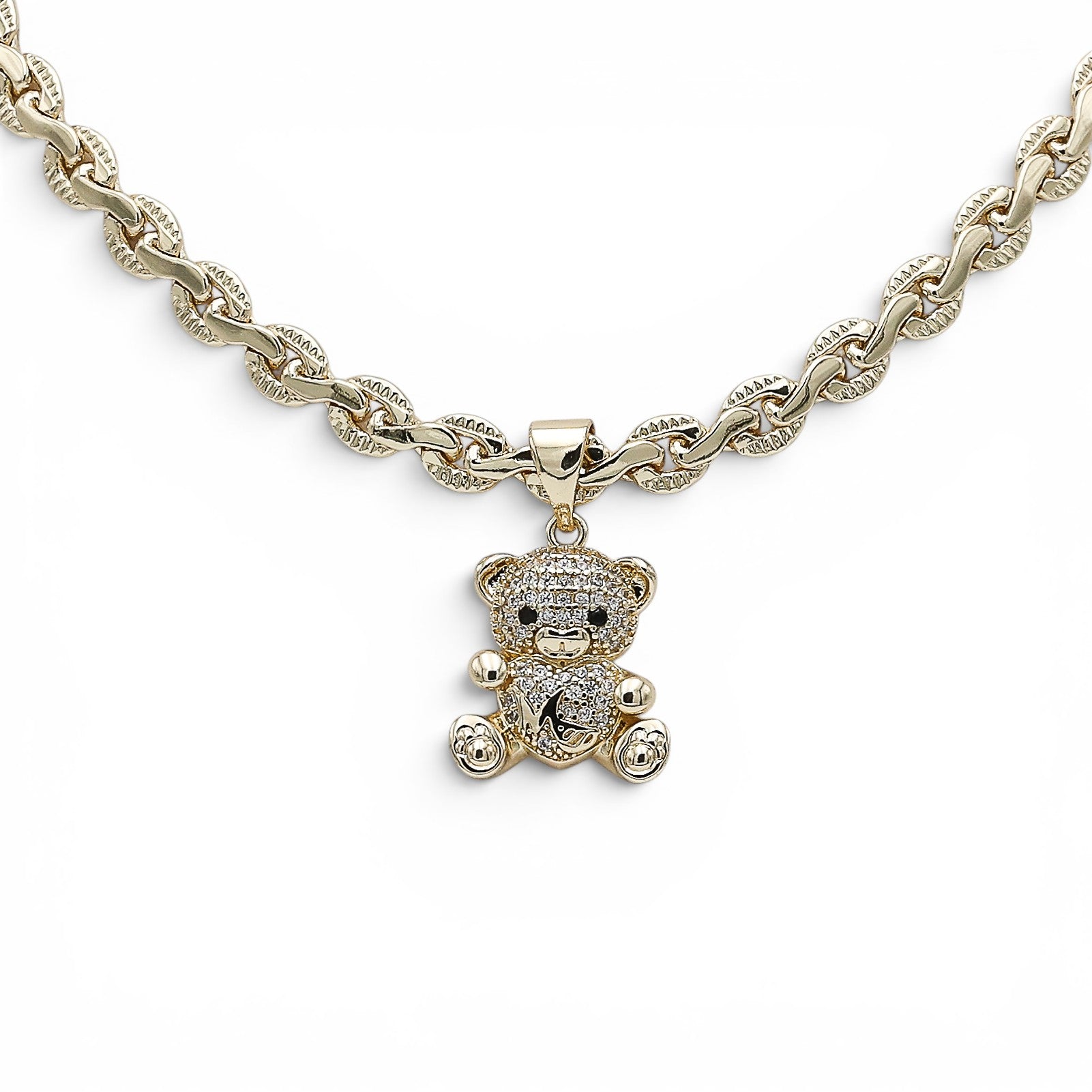 Colier Golden Teddy Charm