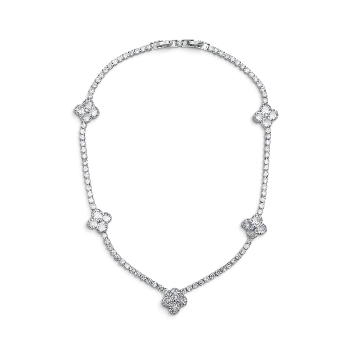 Colier Lucky Silver+cercei cadou