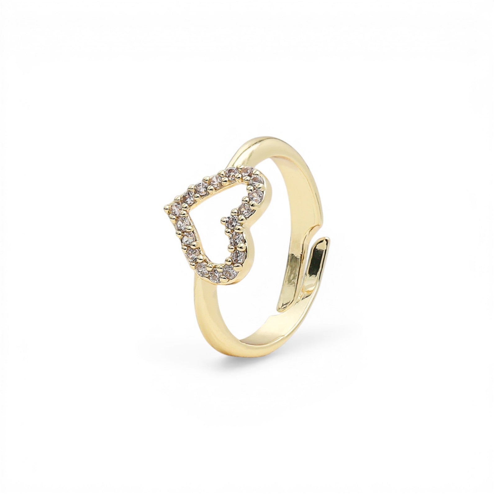 Inel Reglabil Placat cu Aur